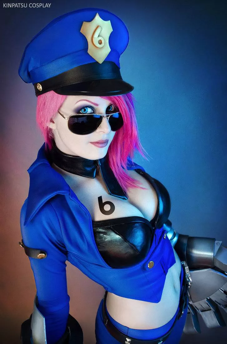 Officer Vi League Of Legends By Kinpatsu Cosplay Nudes GLAMOURHOUND