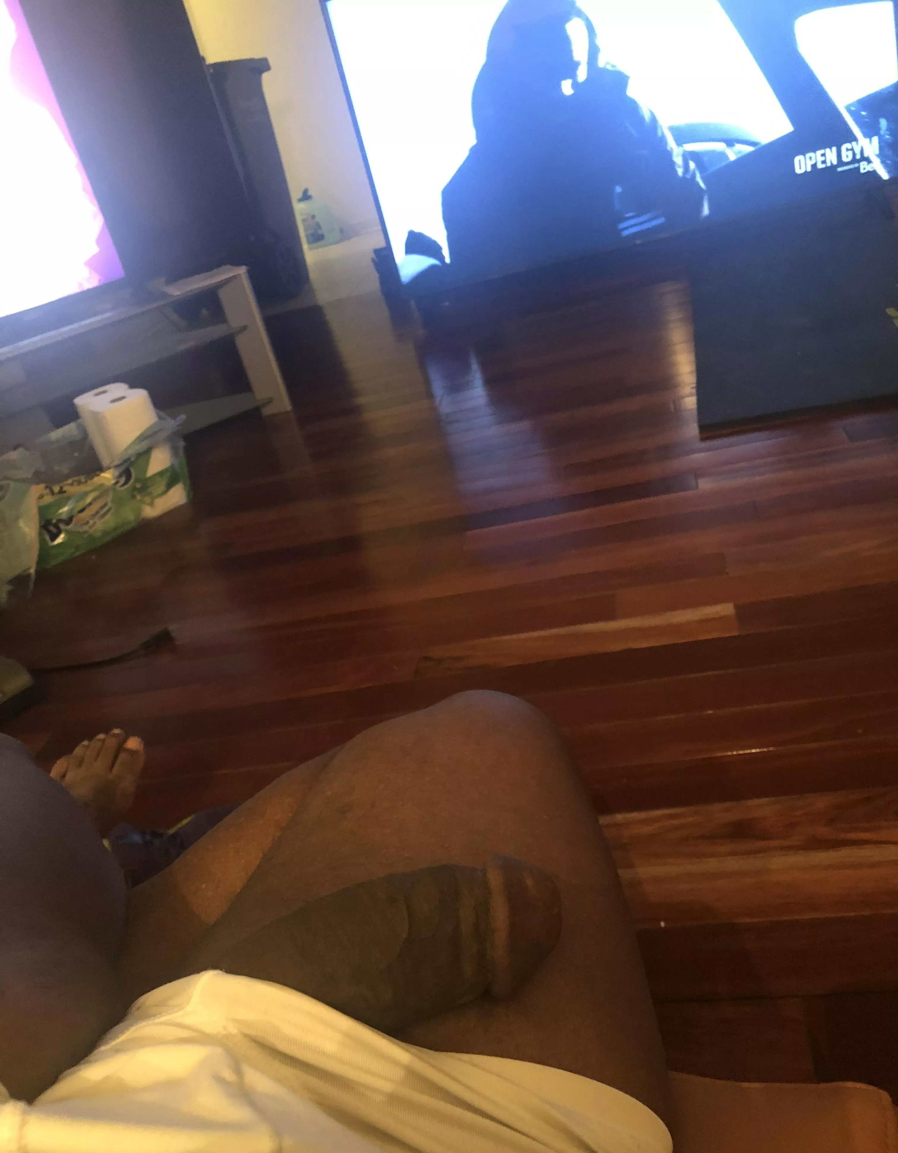 35 watching Tv and my cock came out posted by lukuledi