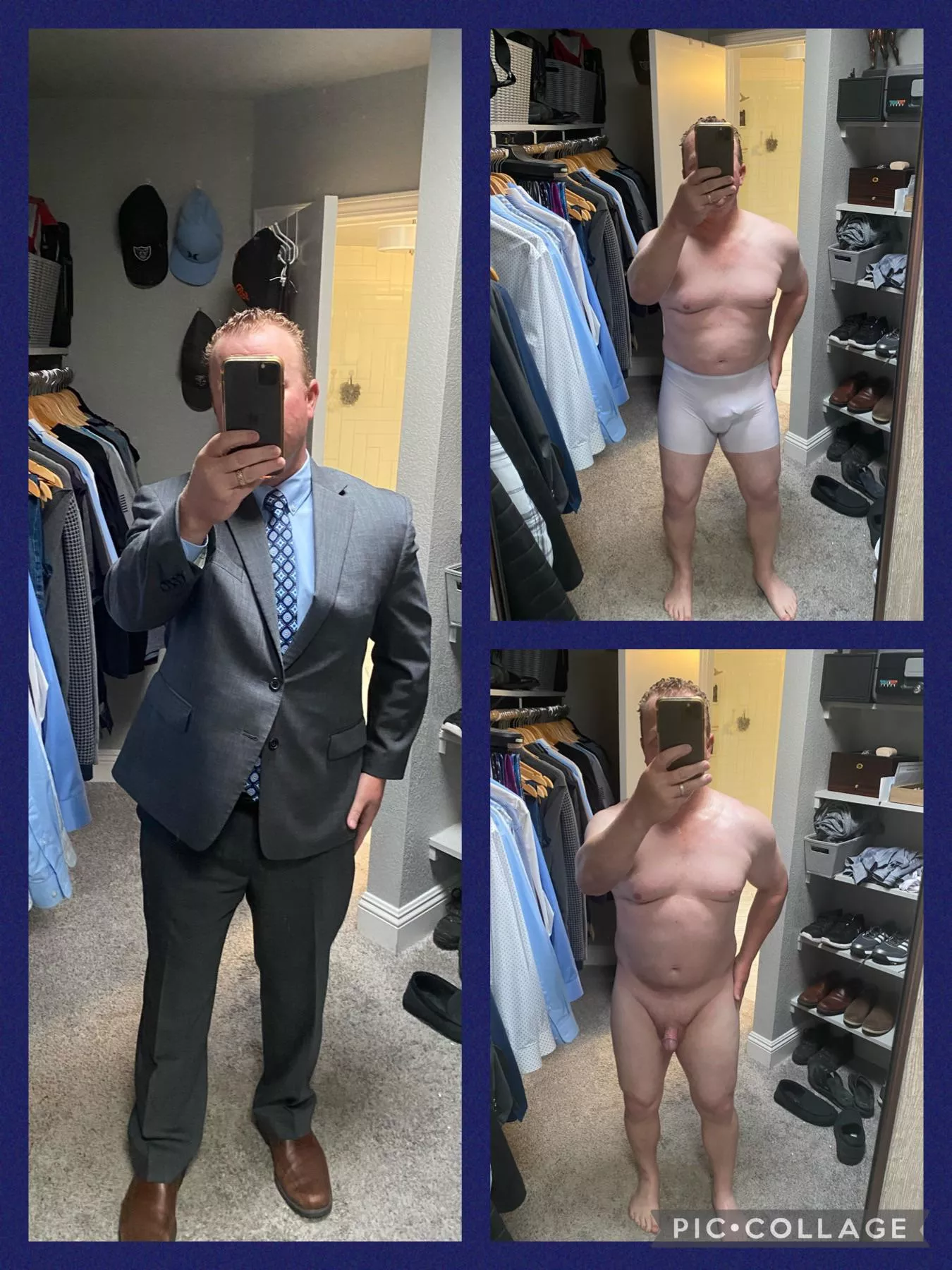 [43] Dad of 3 showing whatâ€™s behind the suit. posted by Vincent_Hanna95