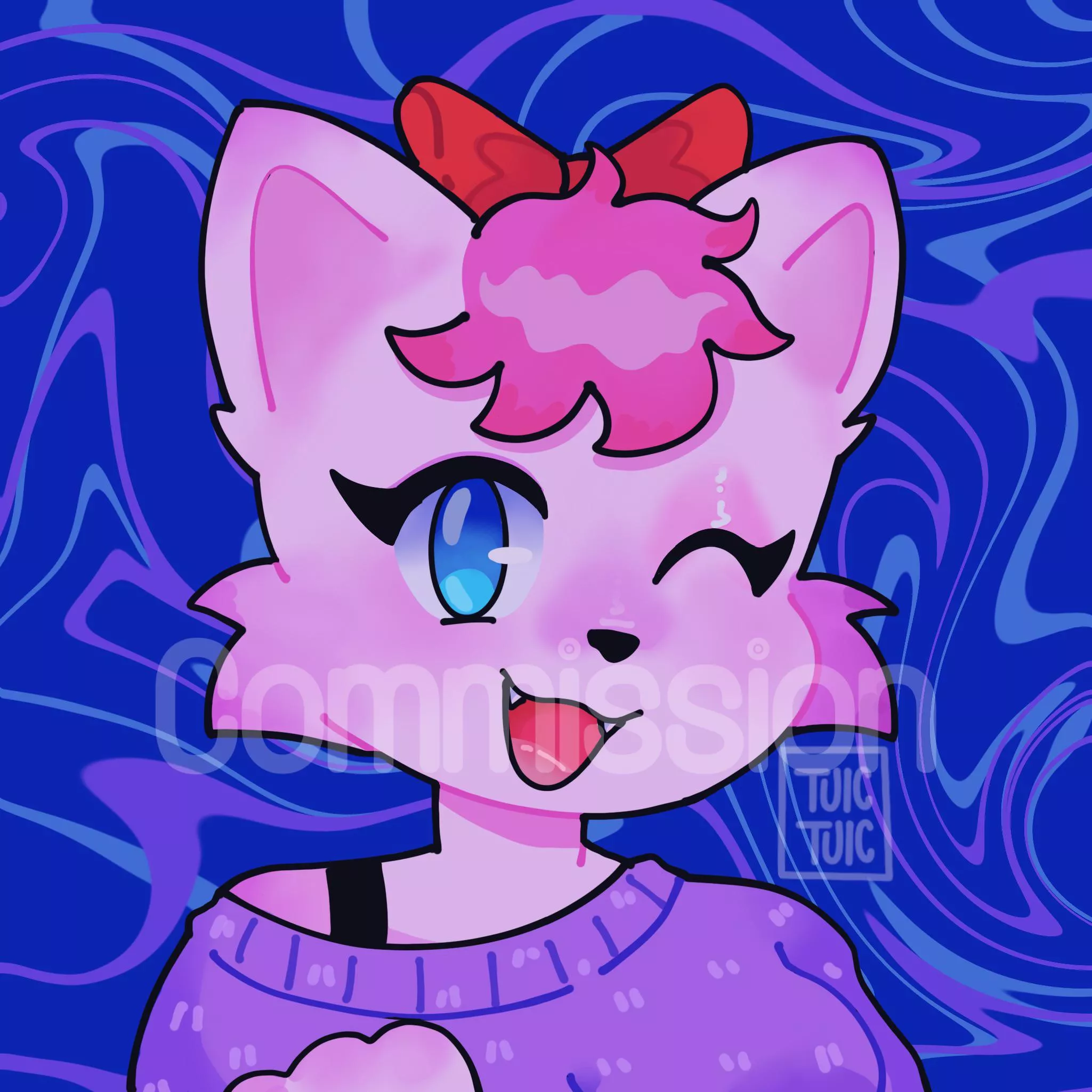 A commission I’ve just finished 🫧 (I can draw icons like this for 8 USD if someone is interested) posted by tuic_tuic