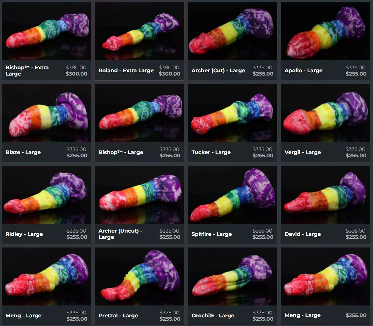 A rainbow of Pride Parfait in today's drop posted by terse002