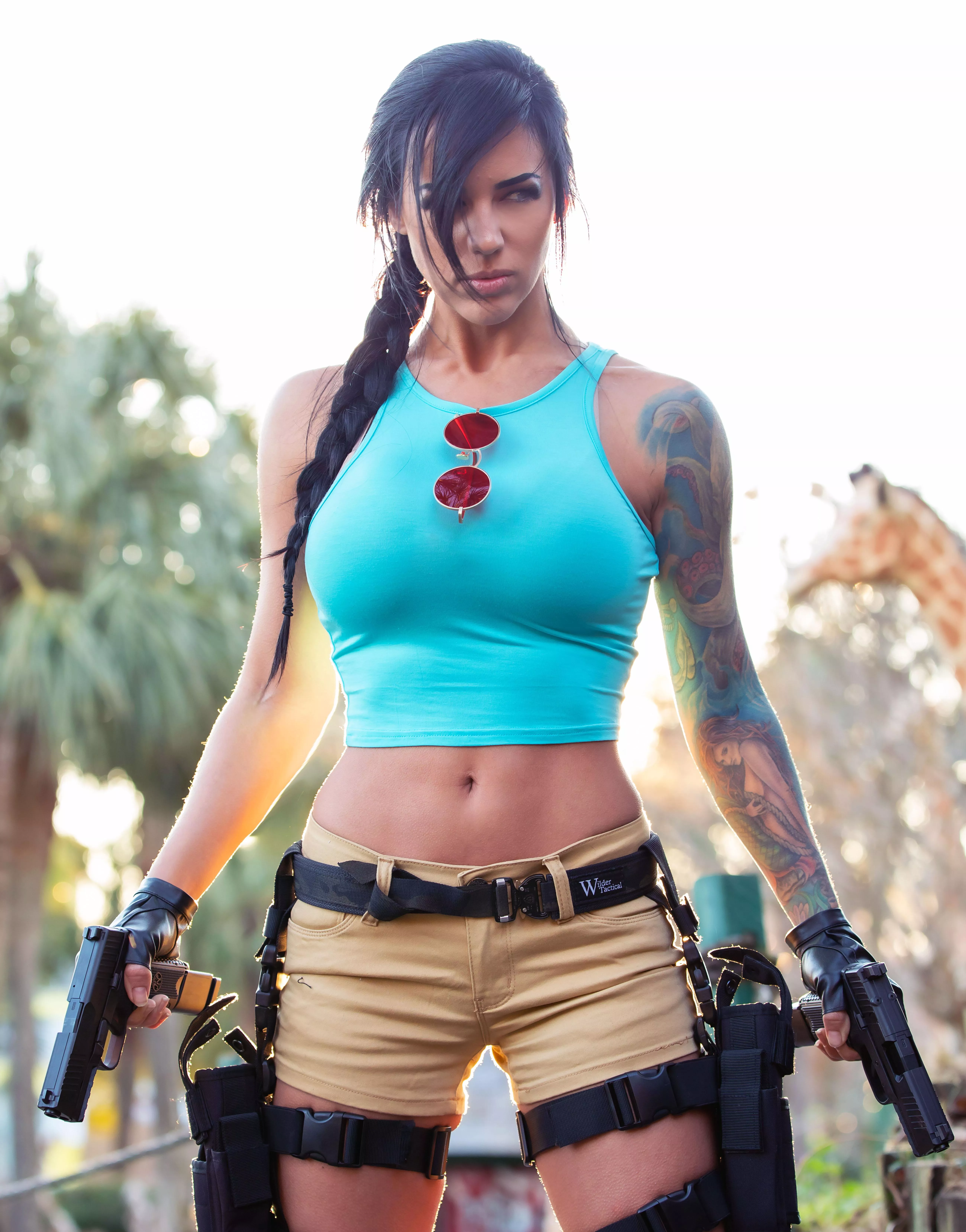 Alex Zedra as Lara Croft. posted by FlufffyCatFIN