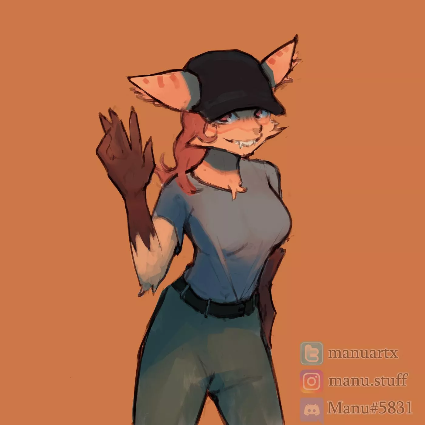 Another doodle! [art by me, @manuartx on twitter] posted by manu_artx