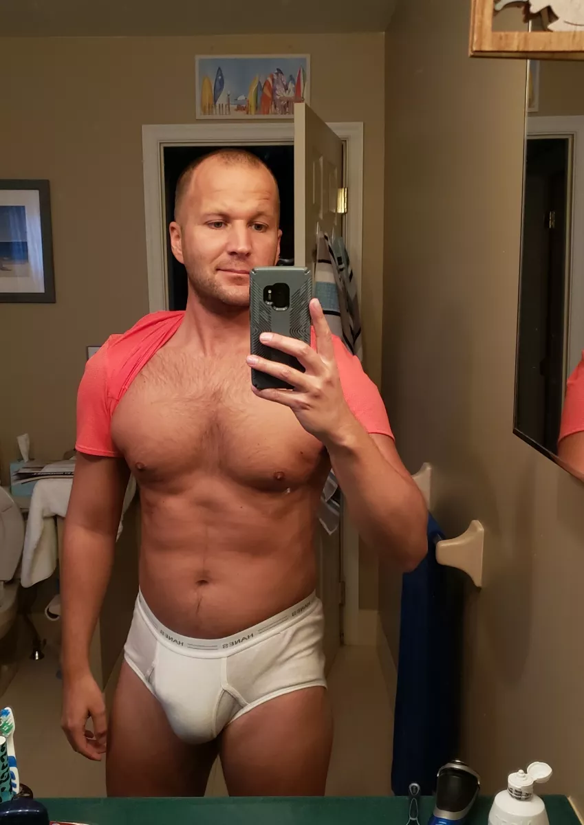 anyone ever see big, full balls in dad briefs [35] posted by mbrf87