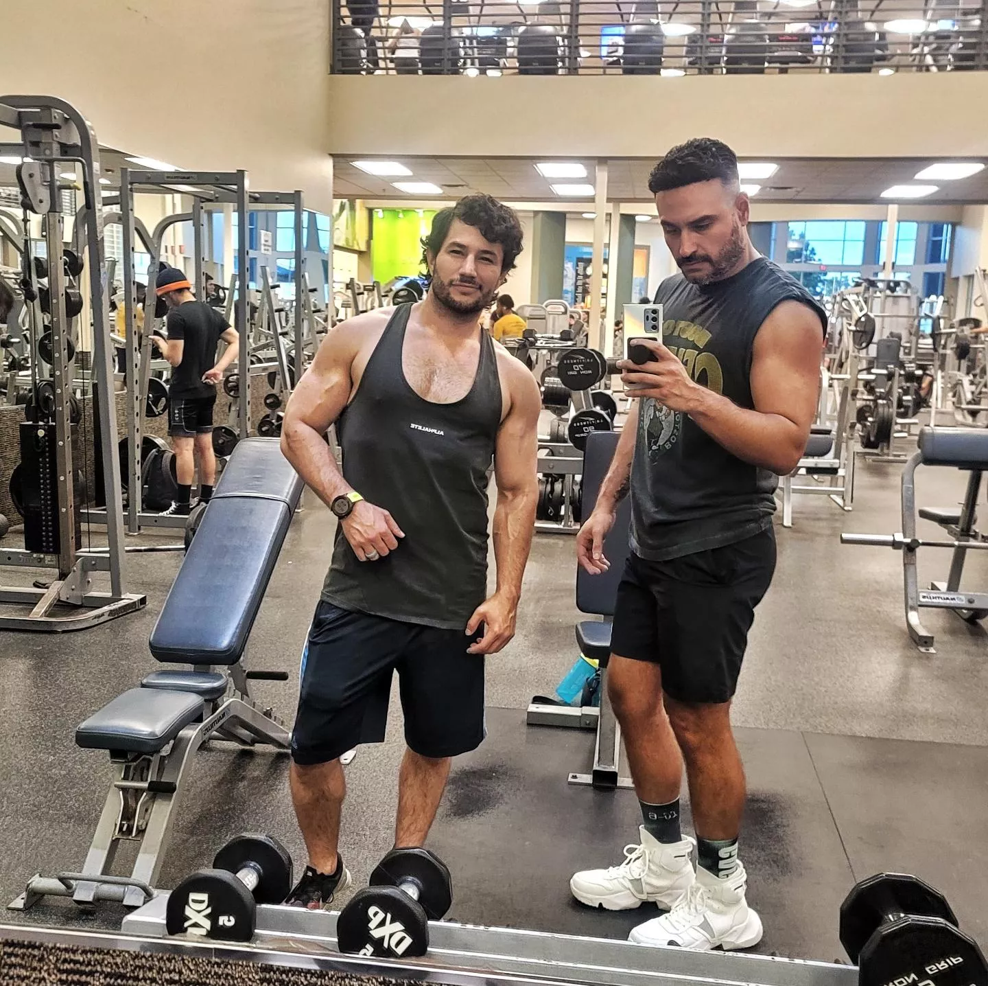 Anything better than working out with your bud? posted by Matt_texaz