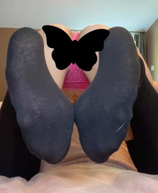 Are my black socks too boring? posted by Twinkletoes4u22