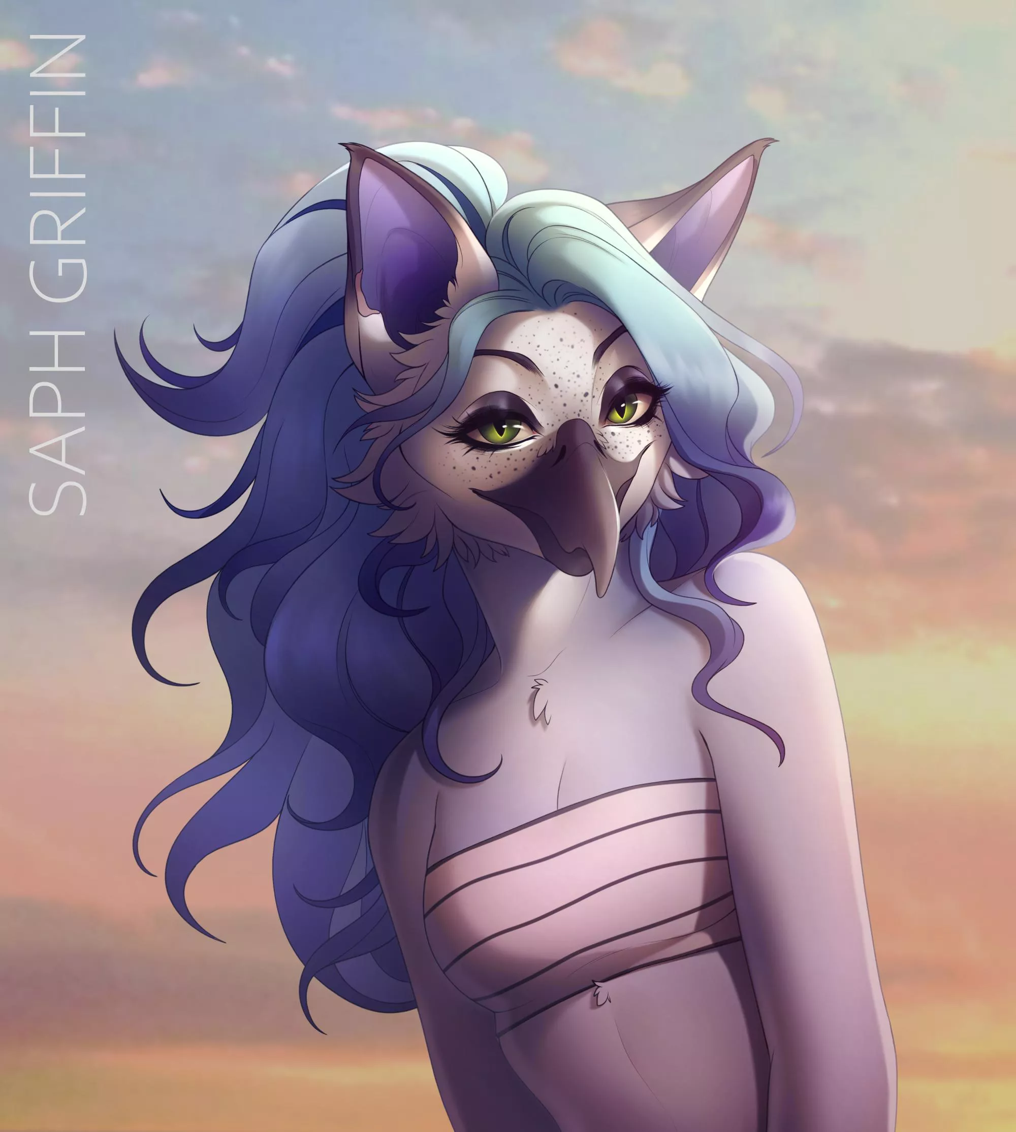 Art of my sona I made last year :) posted by SaphGriffin