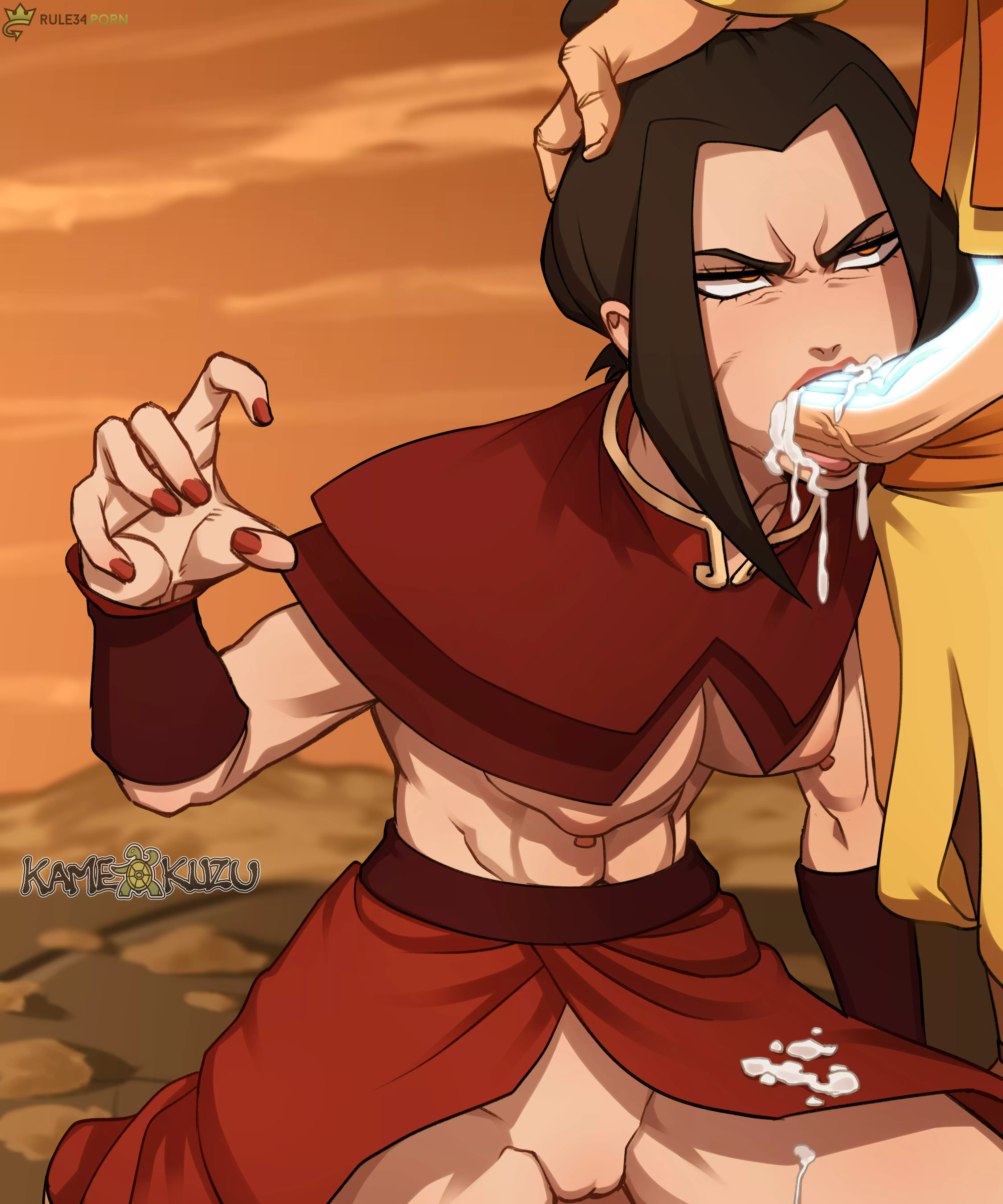 Azula Blows Aang Kamekuzu Avatar The Last Airbender Nudes