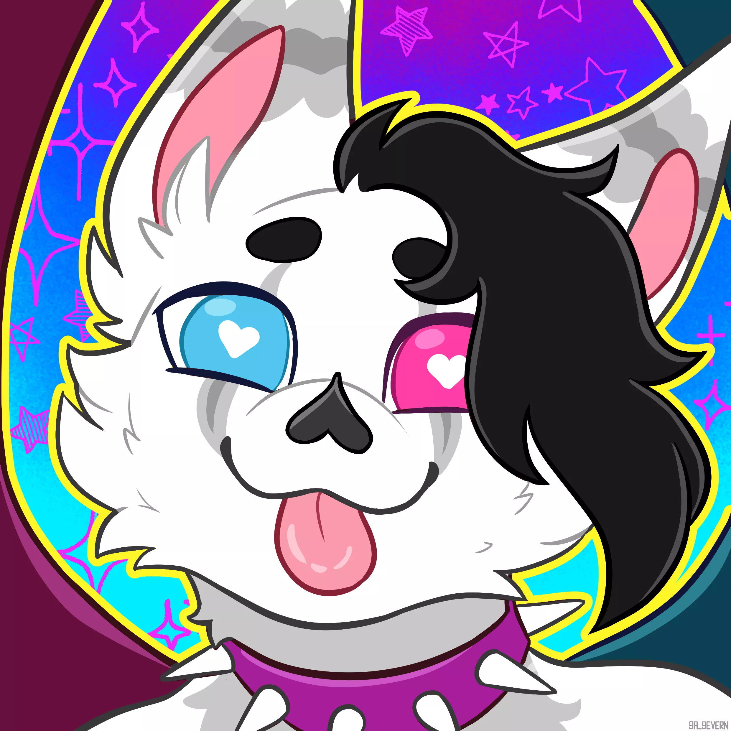 B L E P 👅Icon for @Sp00kyKitsu👅 (art by me @Sa_Severn on twitter) posted by S-Severn