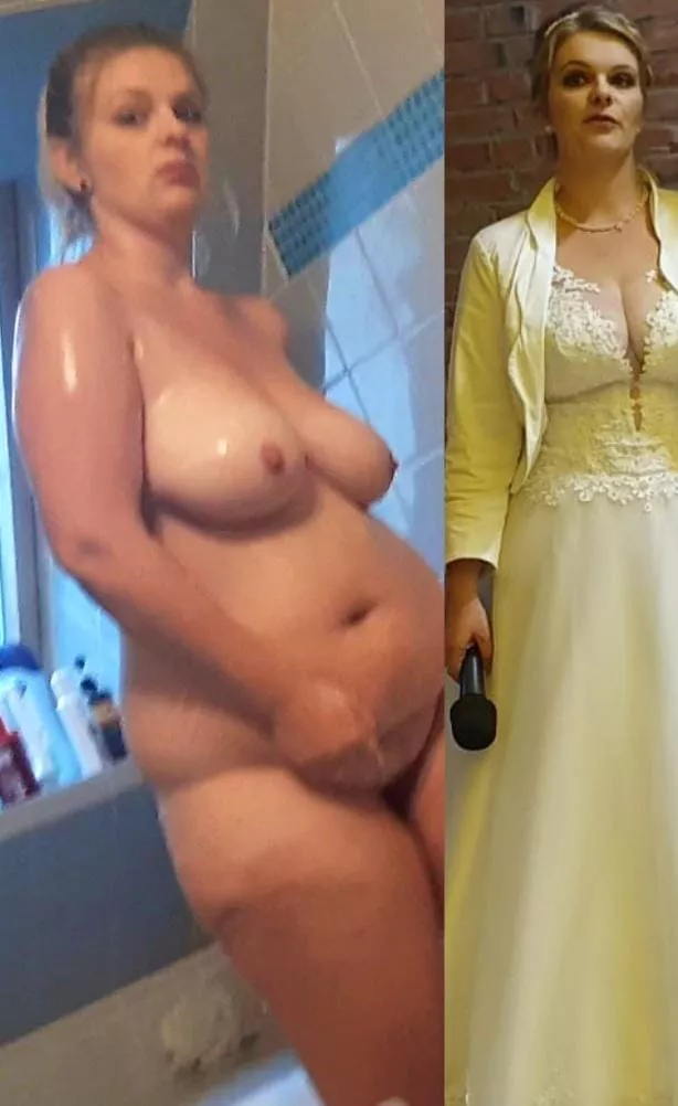 BBW bride dressed undressed posted by Putrid_Economist8941