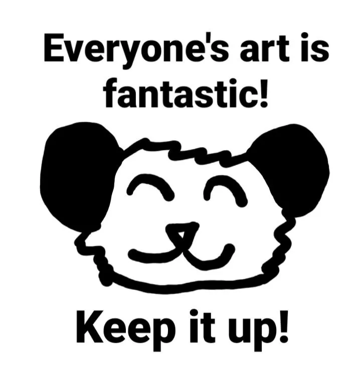 Been so swamped in uni work I haven't been on much so I made this quick message for everyone! Yeah it's not much, but I really do love seeing all the art on here! posted by snepblep