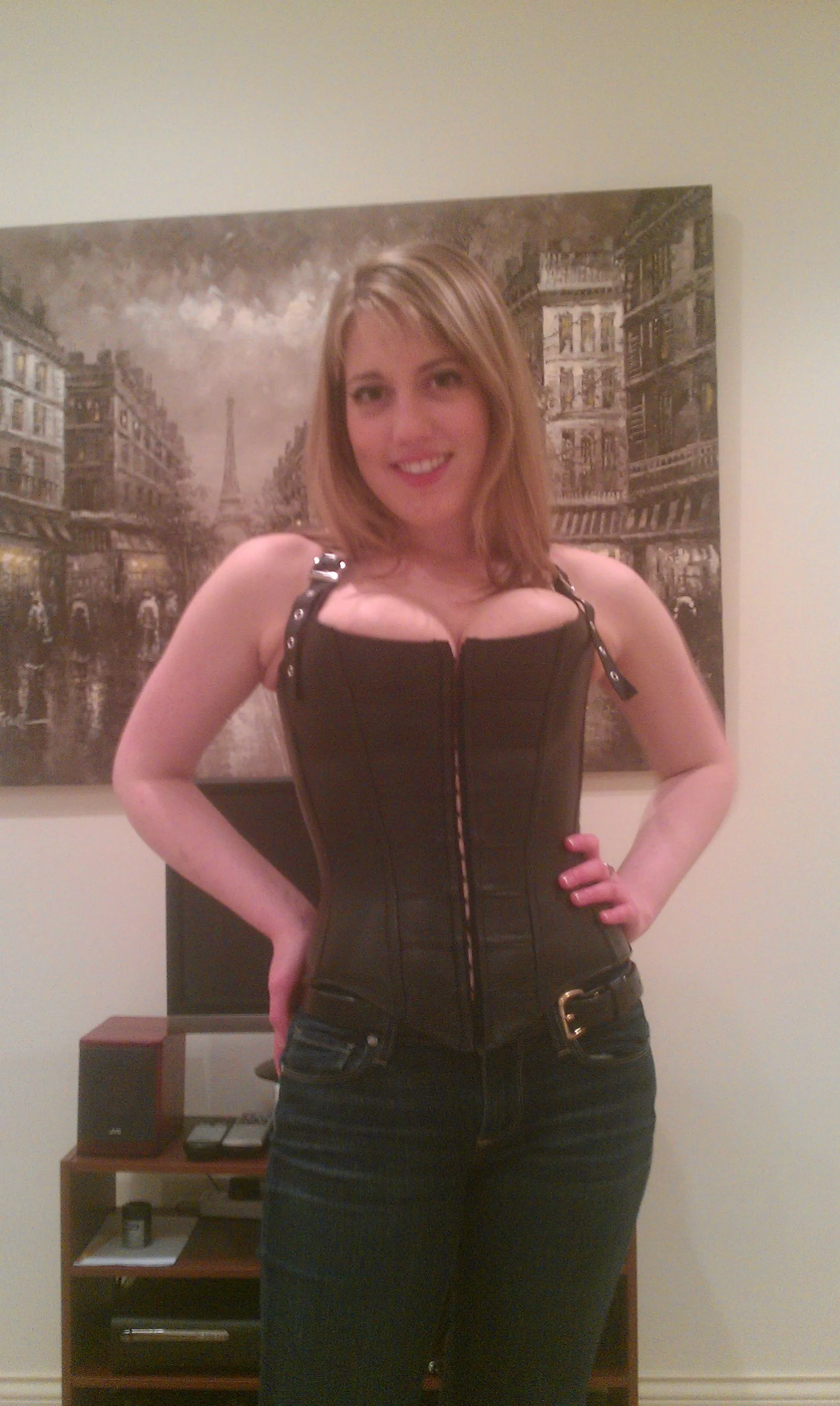 Big thanks to my (f)an on here (you know who you are) for this classy corset??? posted by lichentoffee