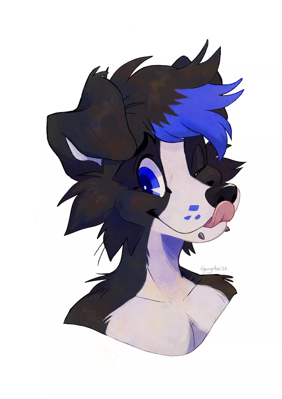 Blep (Art by me @GGenystar on Twitter) posted by genystar