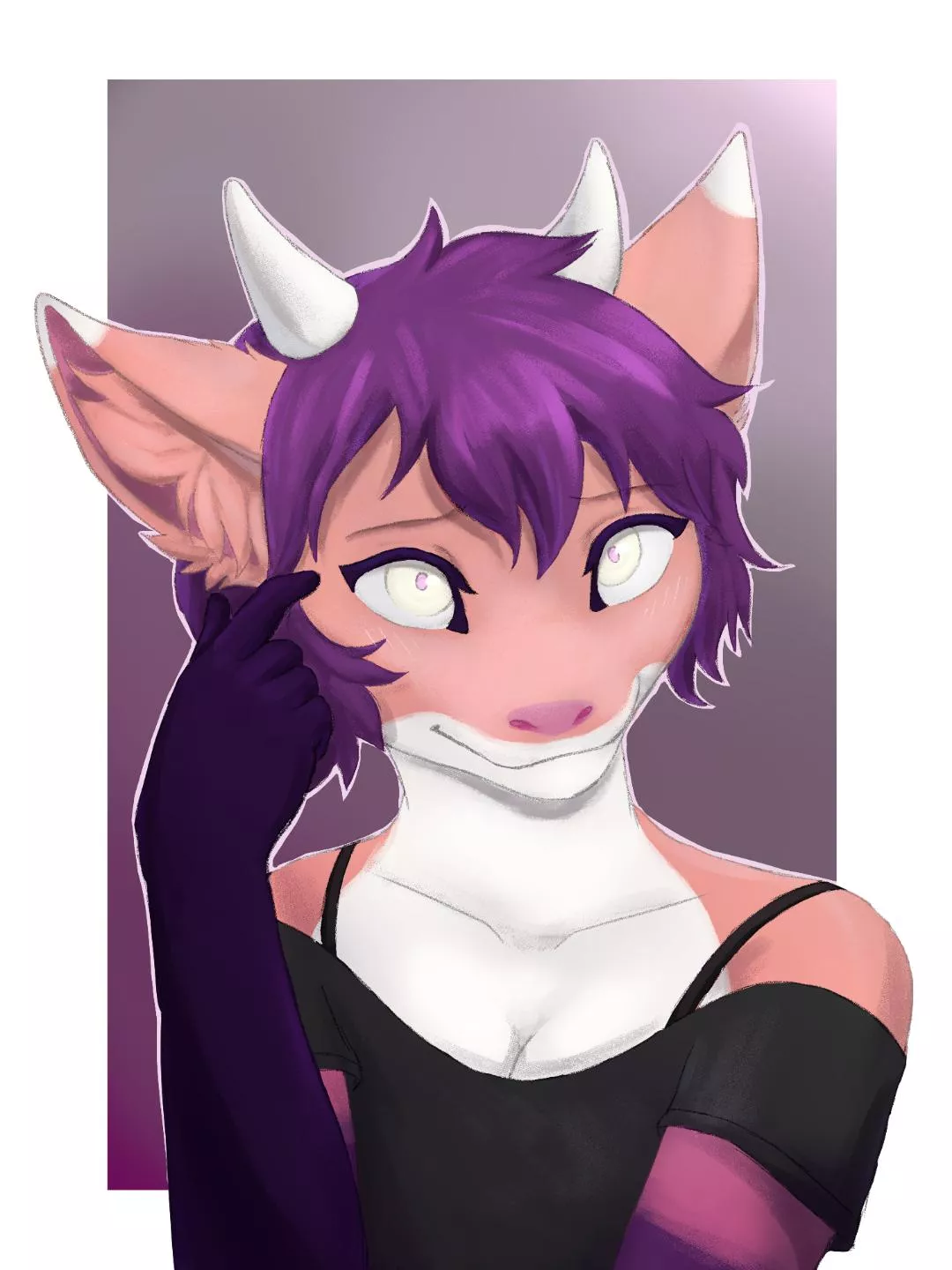 Blush (commissions open!) art by me AKA JustAKat posted by Just4Kat