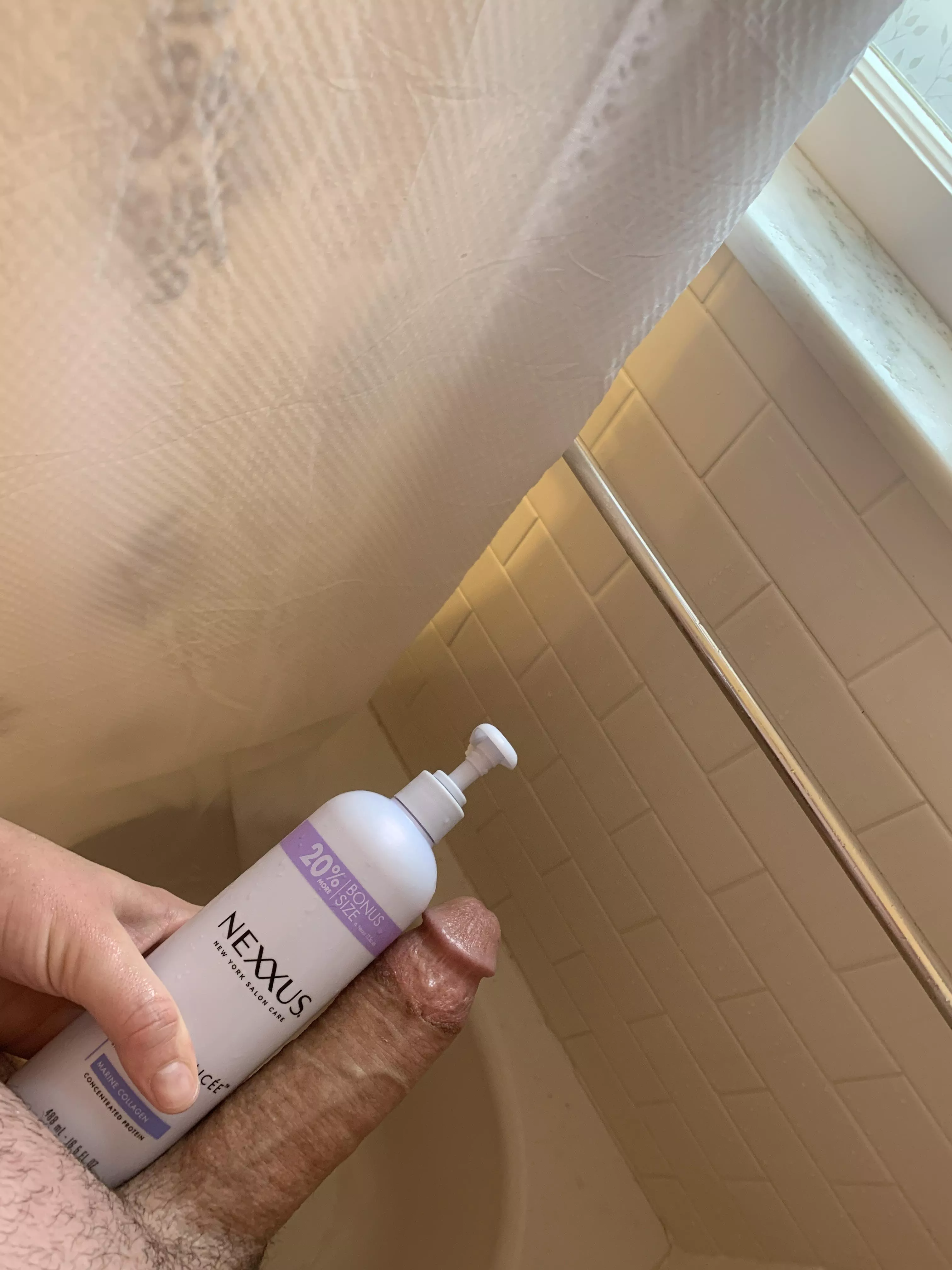 Bonus Size!!! Largest bottle of shampoo Iâ€™ve seen too lol posted by CircleCityHero