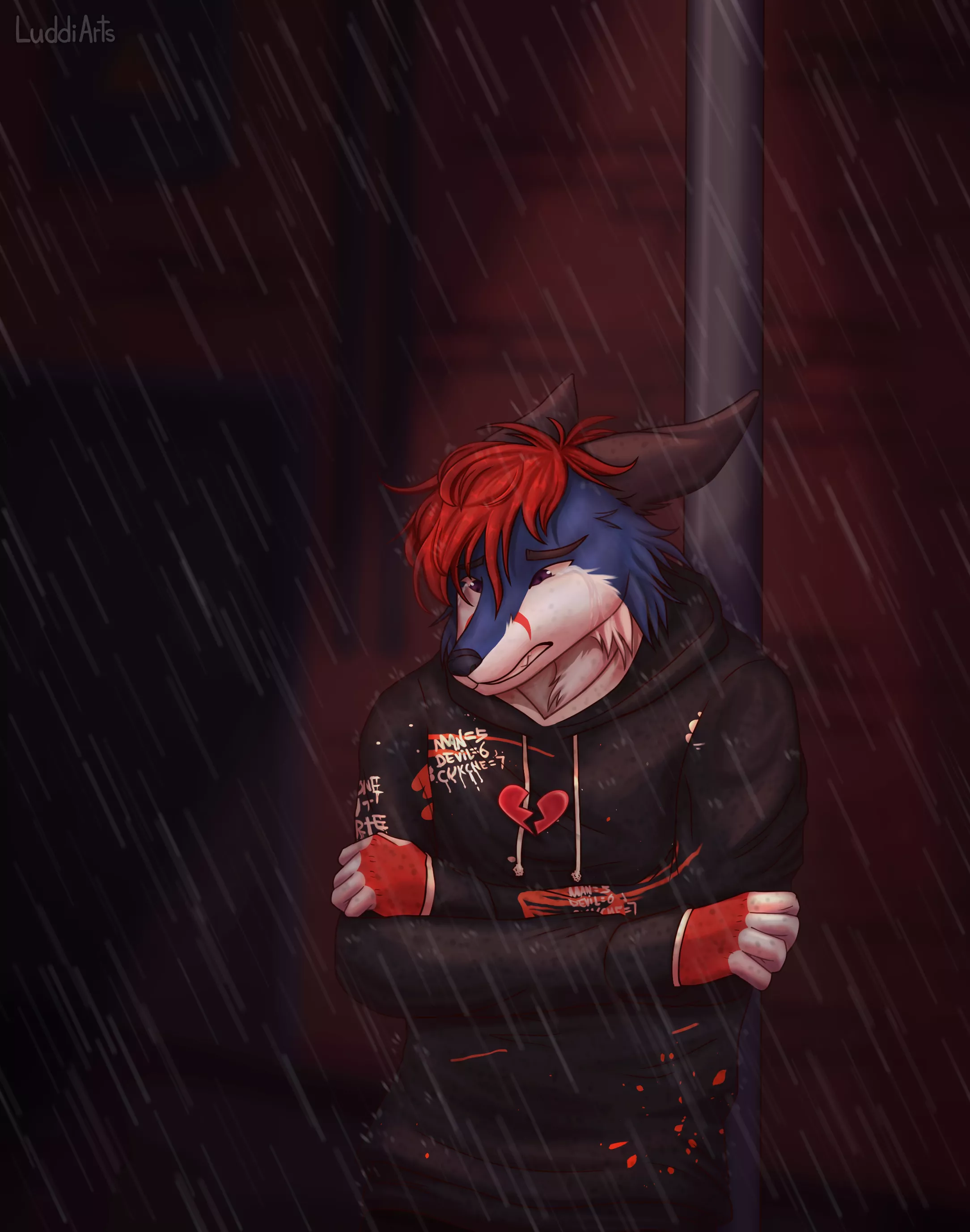 💔 Broken heart (comm) [art by me, @luddiarts on Twitter c:] posted by luddiarts