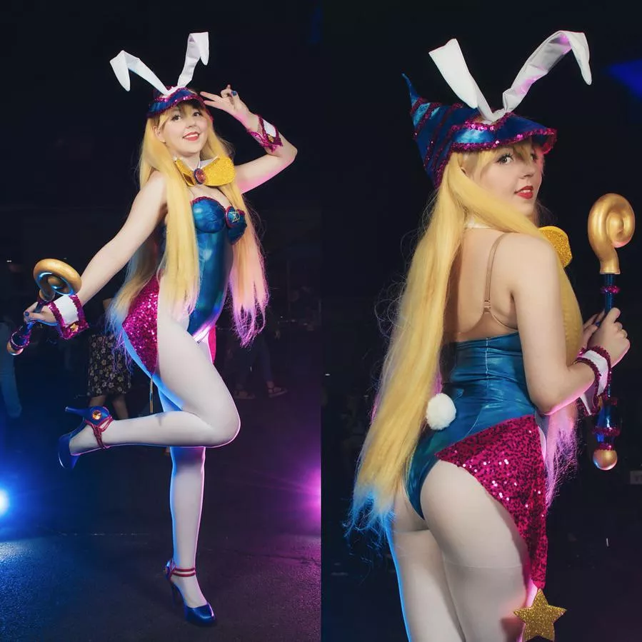 Bunny Dark Magician Girl cosplay made by meðŸ’– (Anibae) posted by amandastunning