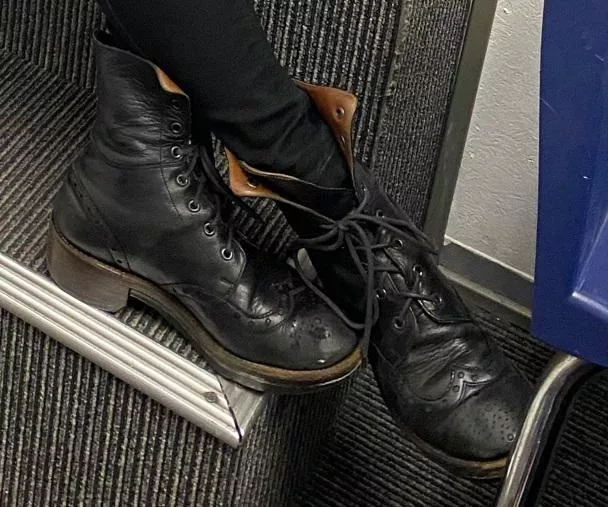 Can anyone please help me identify these boots or recommend something similar? I'm looking for brogue boots with a higher ankle than traditional models (such as Loake Bedale or Grenson Fred). posted by Ayvy13