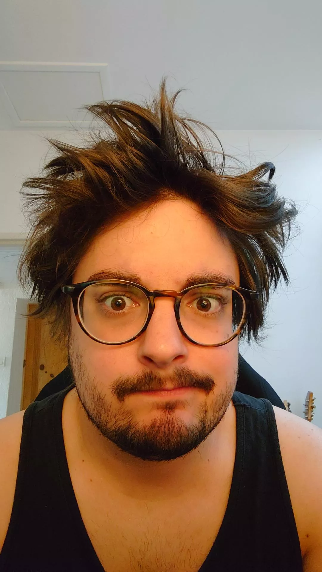 Can we talk about what my hair's doing this morning? posted by Azovik