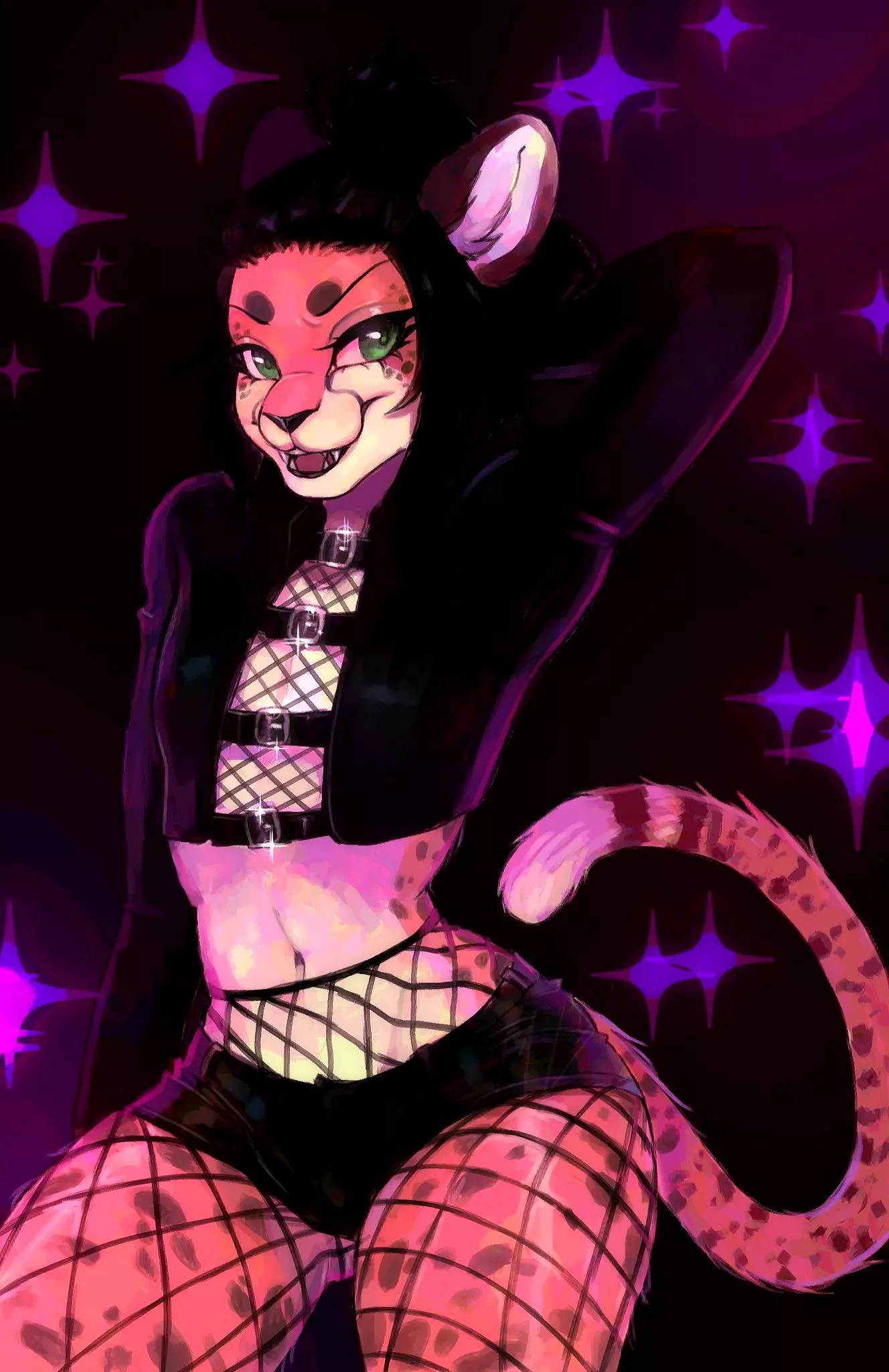 Commission finished! Miau 🐆 posted by Maito616