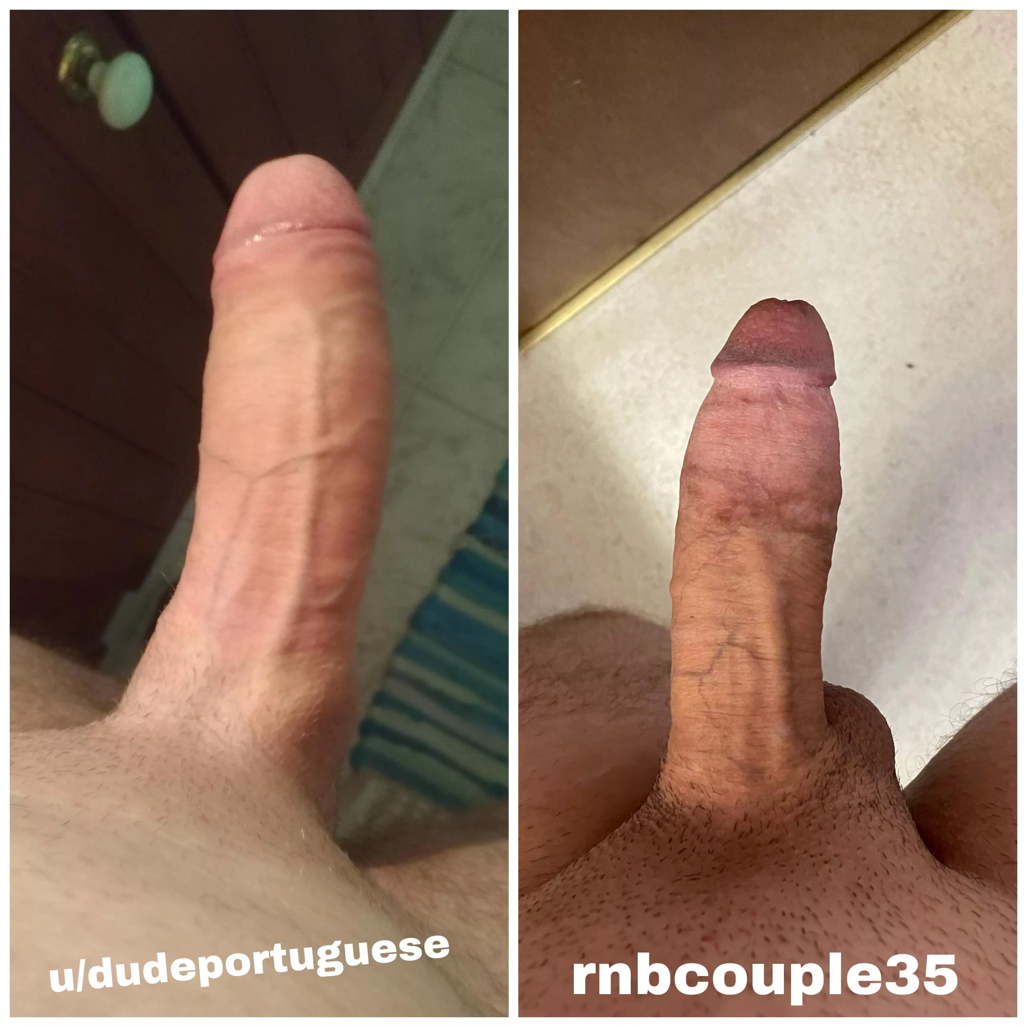 Compared with u/dudeportugese ðŸ†ðŸ˜³ðŸ˜³ I think I lost ðŸ˜…ðŸ¤ posted by rnbcouple35