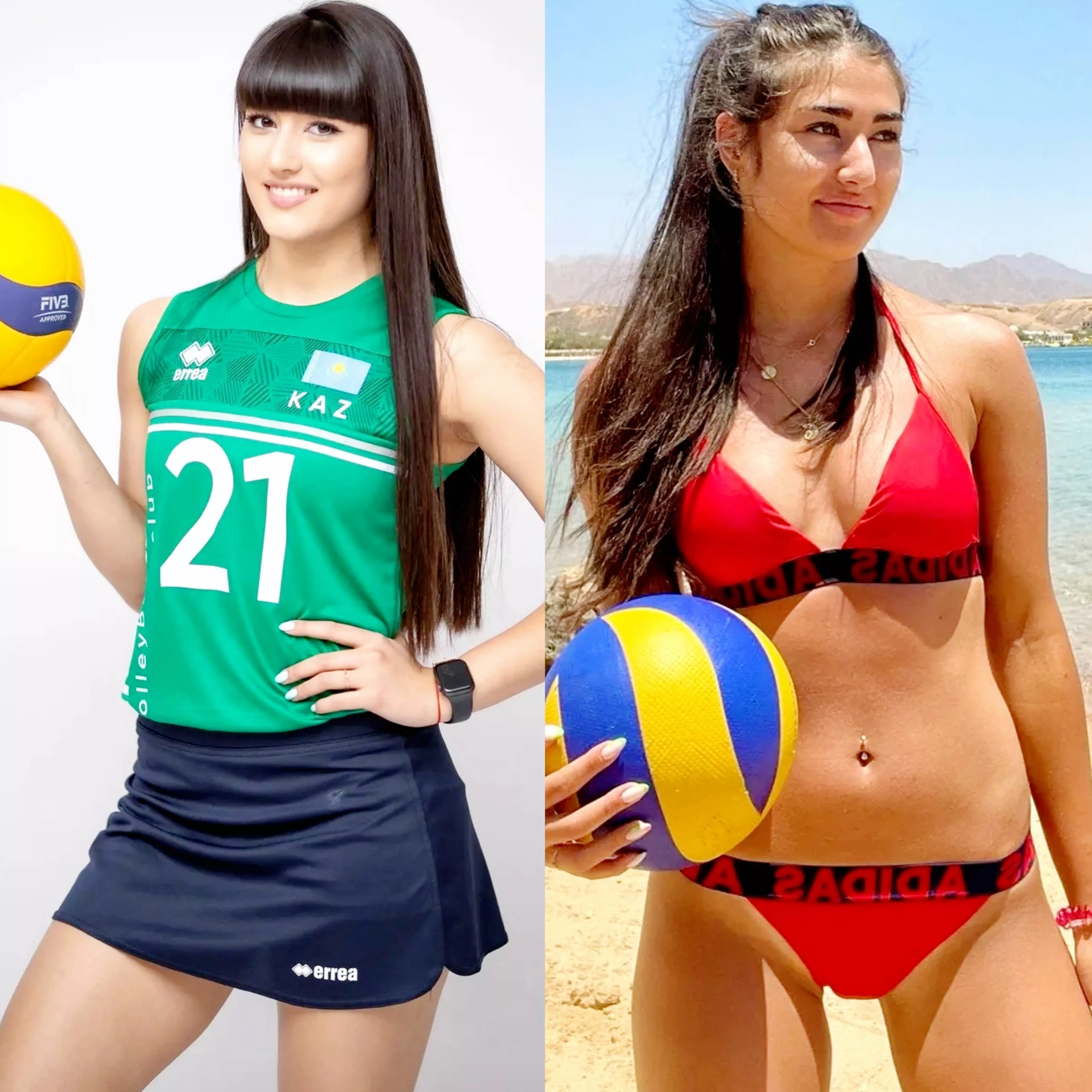 Court vs Beach uniform posted by redditphotosonly