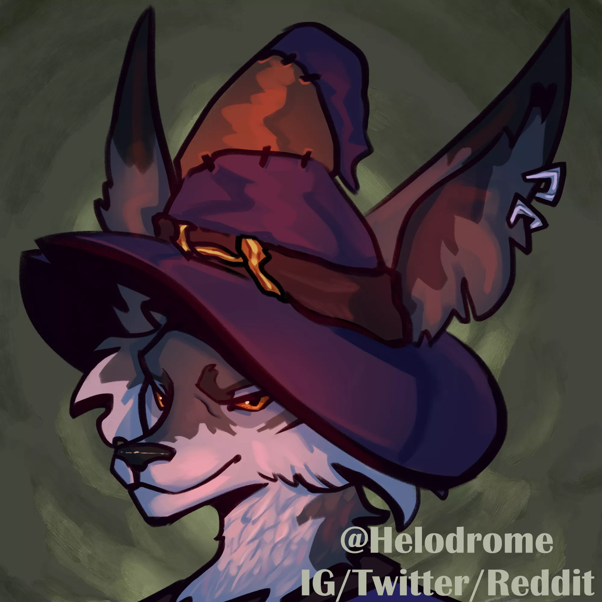 Cute little hat fellow drawn for a commission recently! (Art by me) posted by helodrome