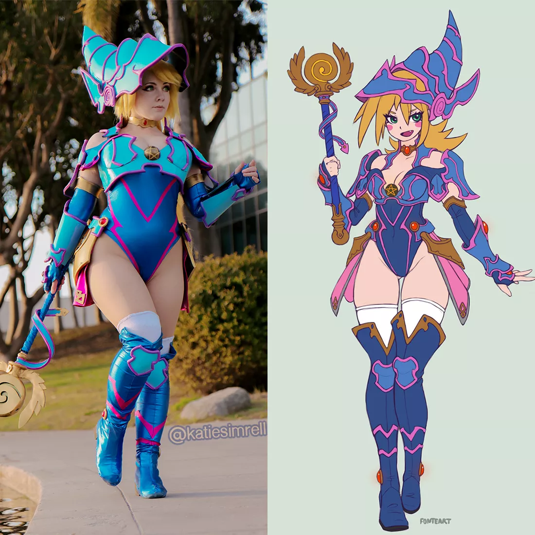 Dark Magician Girl Redesigned! by simrell posted by simrell