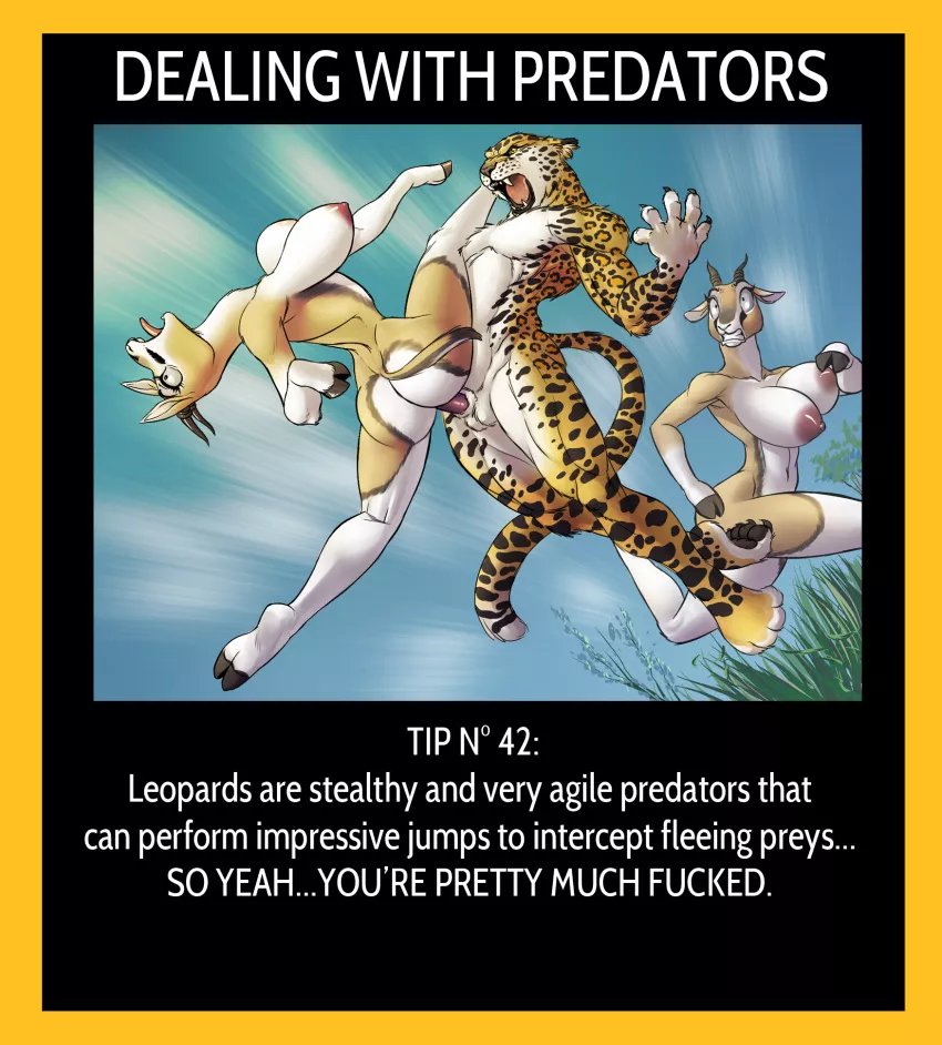 Dealing with predators [FMF] (who's the artist?) posted by PokereQX