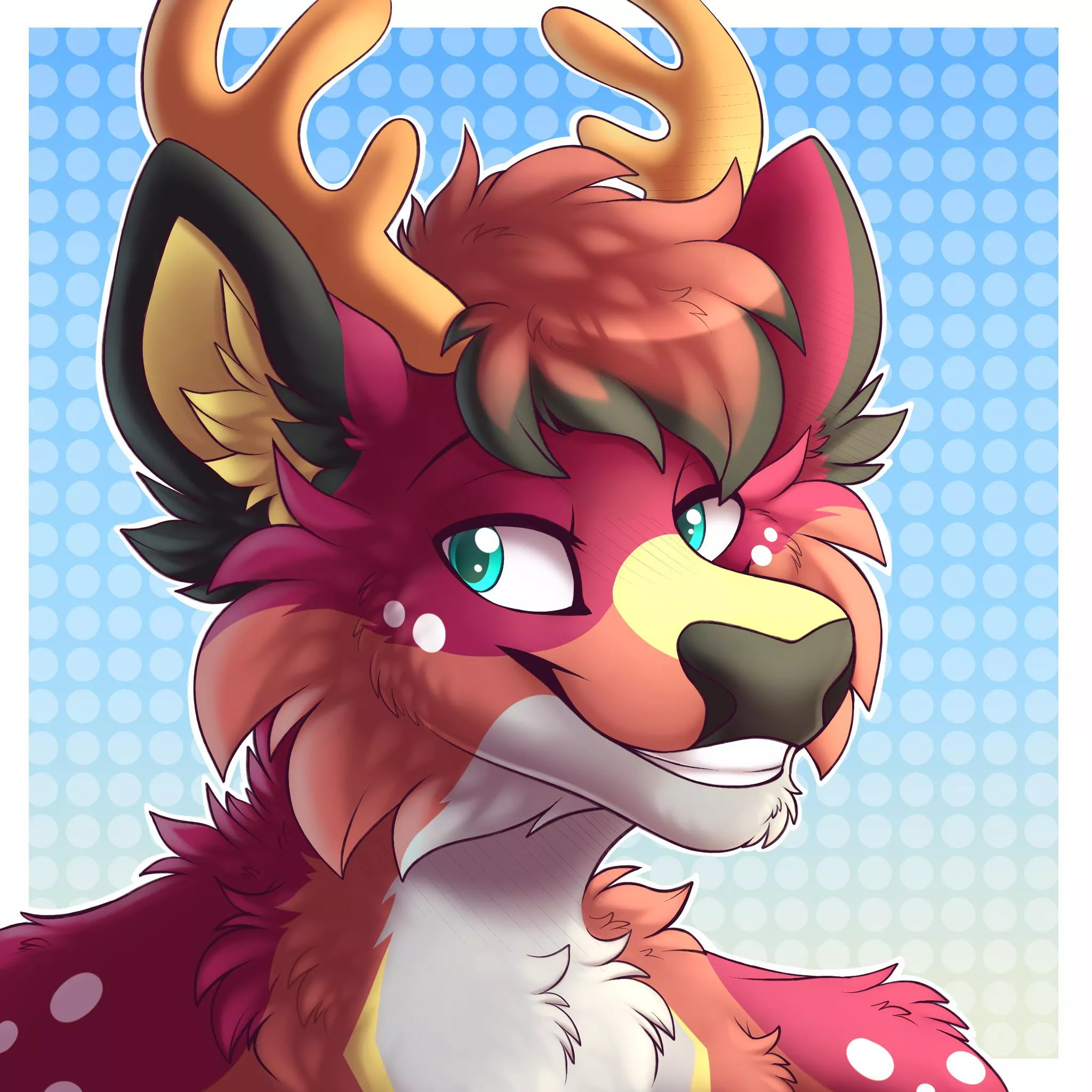 Deer Time | COM (Art by me @MartenMagics) posted by Ray_in_space