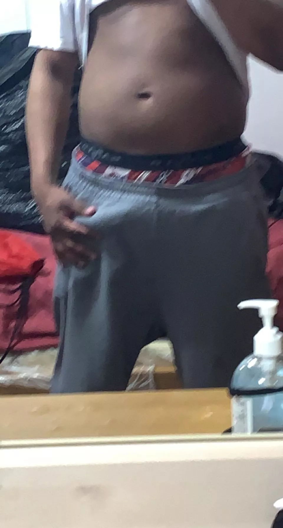 Dick so big you can see it through the shorts. ðŸ†ðŸ˜ˆ posted by tyler1317