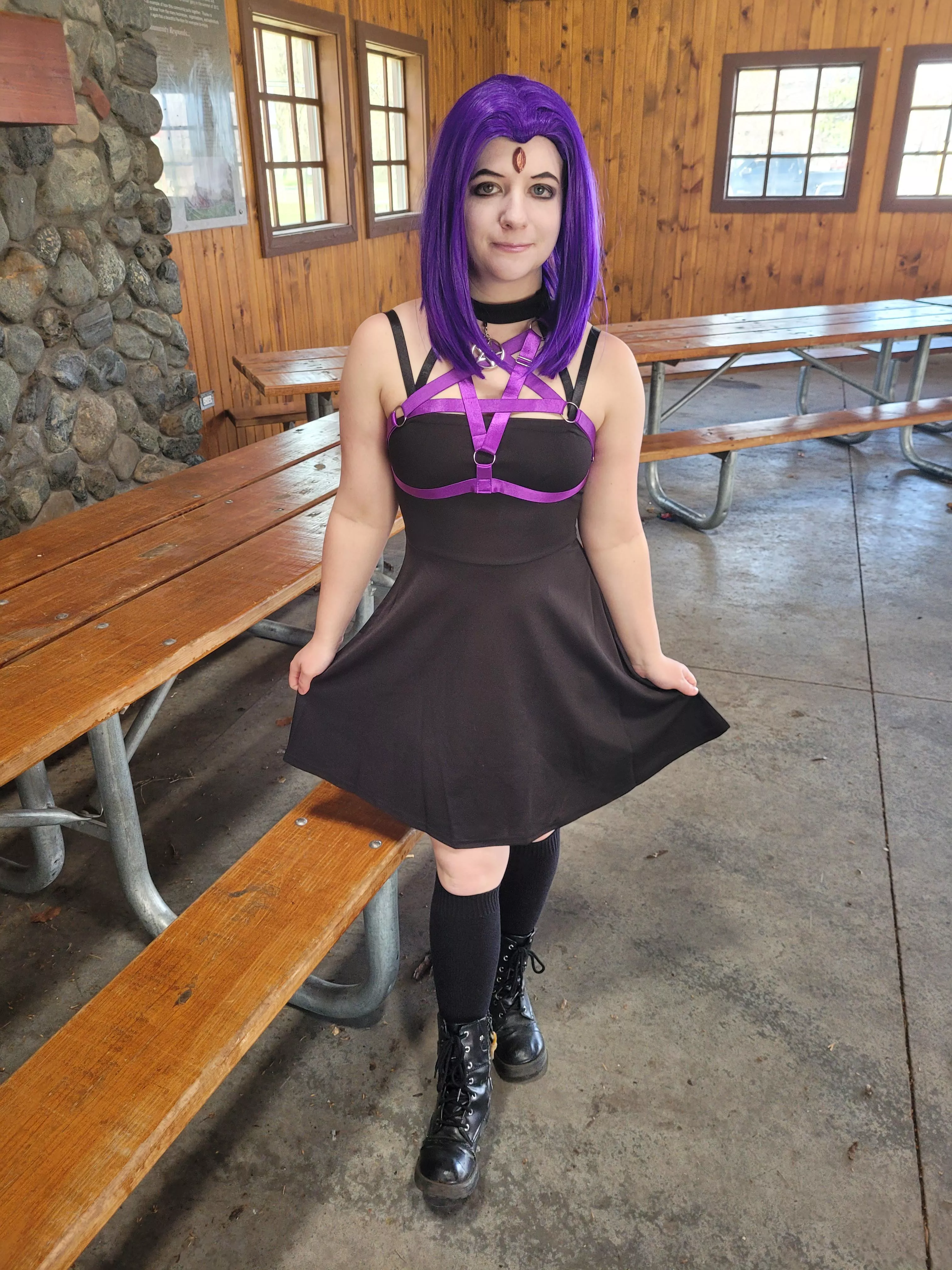 did a casual raven cosplay posted by SpawnOfKraken