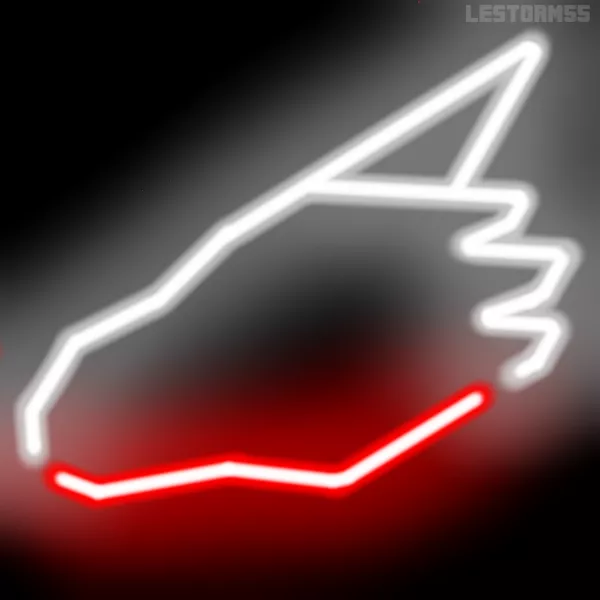 did a neon version of the bad dragon logo, not that good at making logos yet but i'm getting better posted by LeStorm55