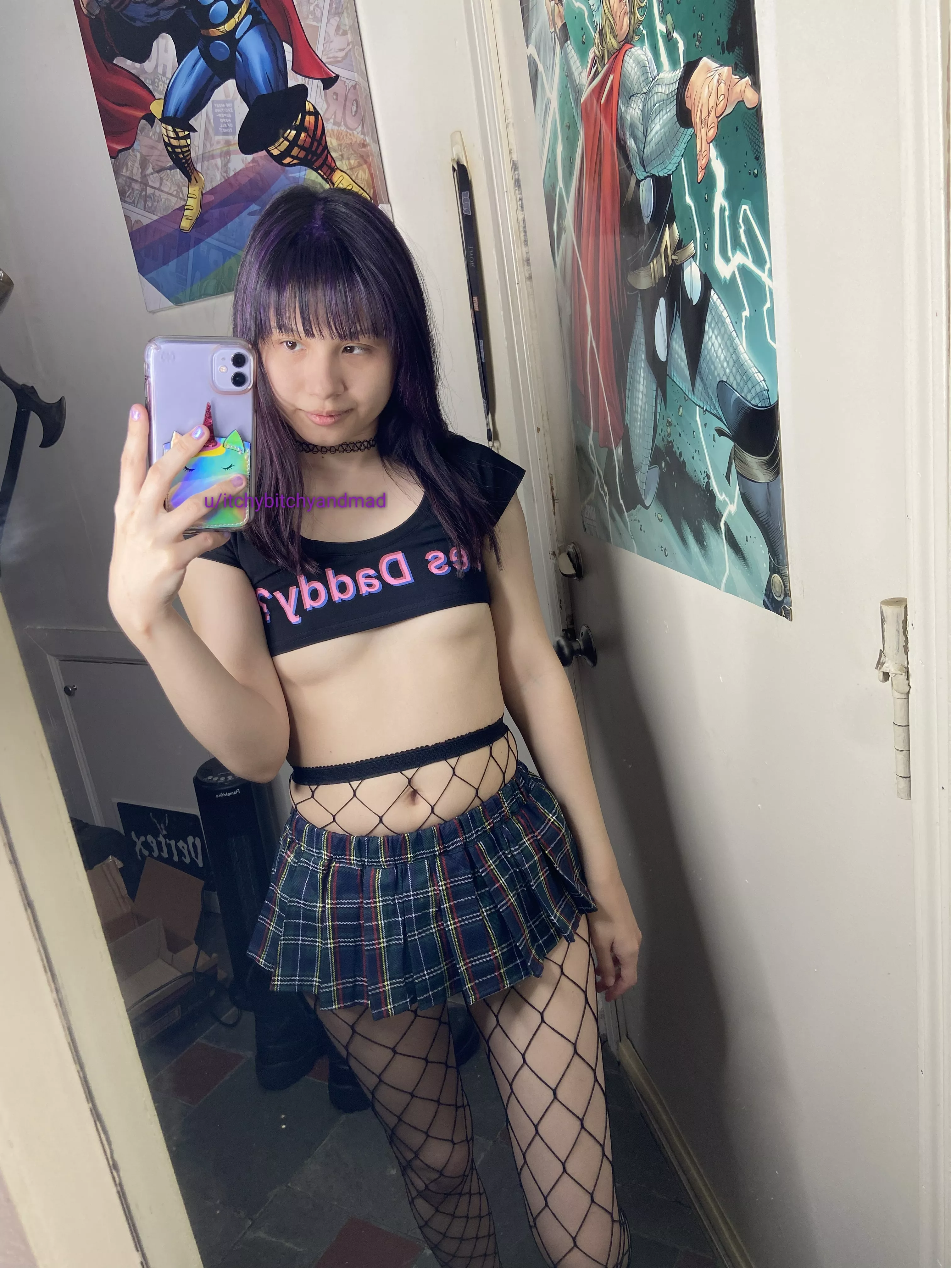 do you have a fetish for emo chicks in fishnets and with colored hair? posted by itchybitchyandmad