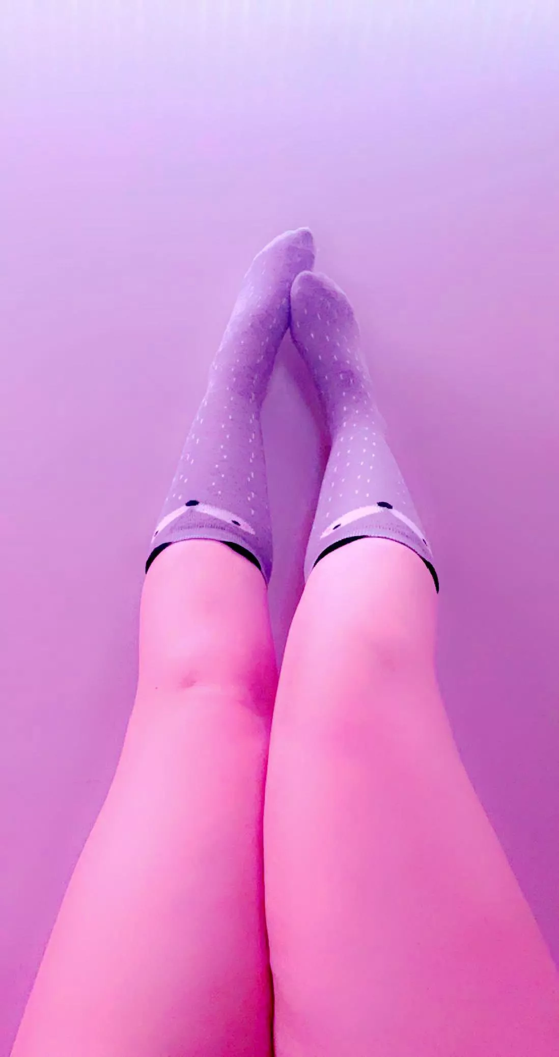 Do you like my socks of the day? posted by bunnigloss