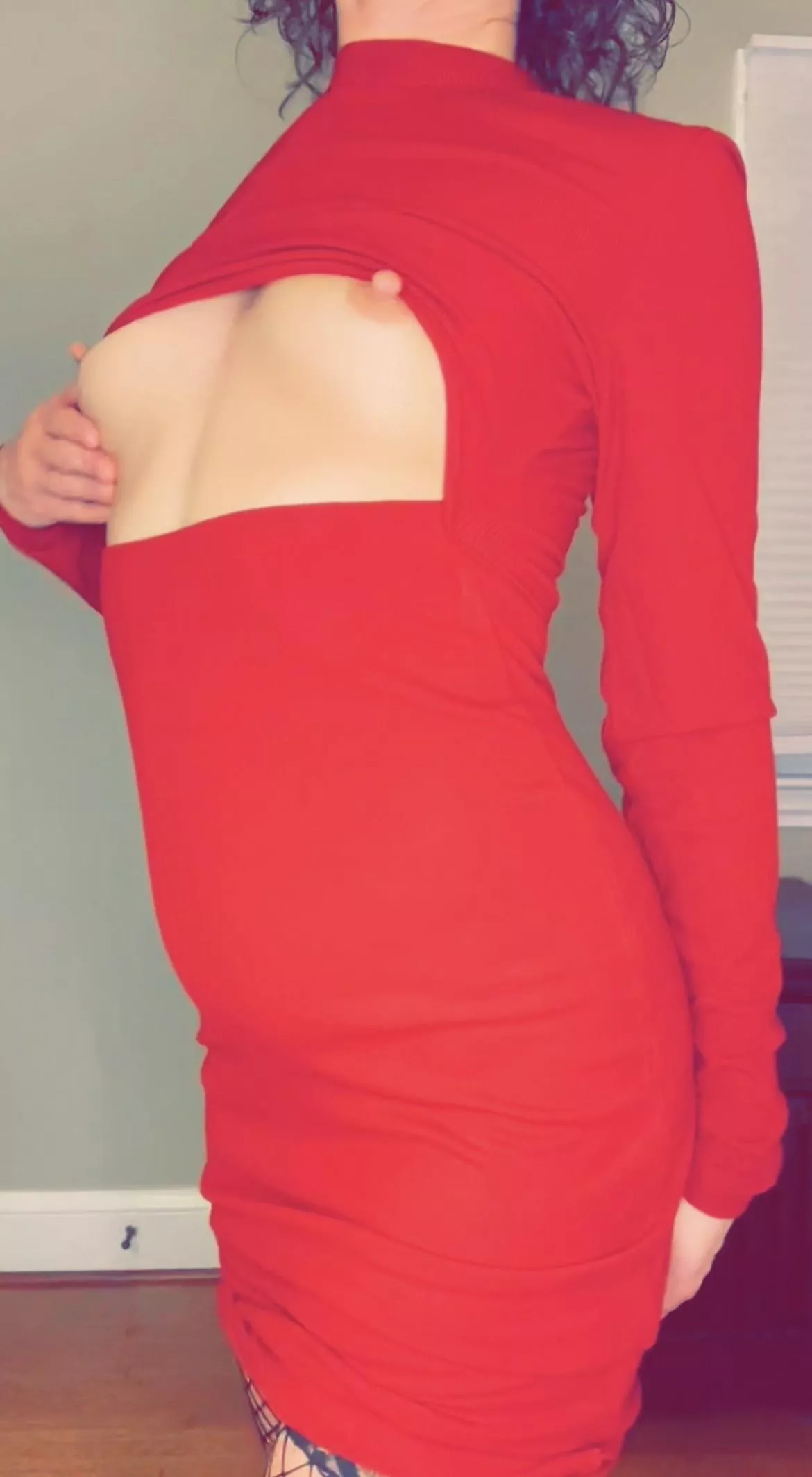 Do you like the access this dress gives? posted by Spider-Slut