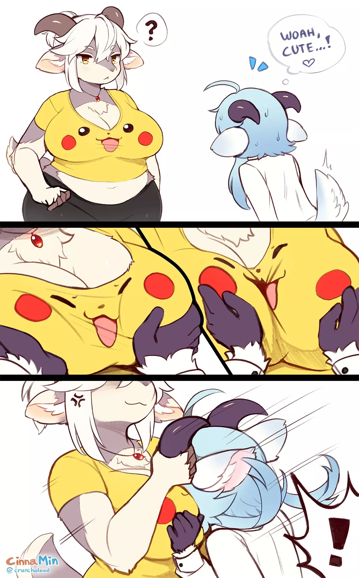 [F] Can I pet Pikachu too? (@cruncholewd) posted by AnarchicBoy