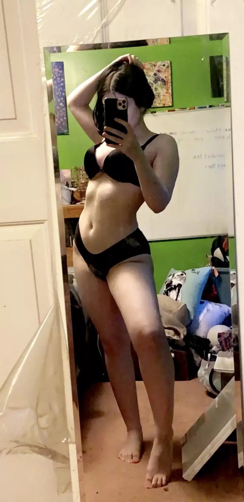 [f] do you like my black underwear? ðŸ˜ posted by peachypurplepenguin