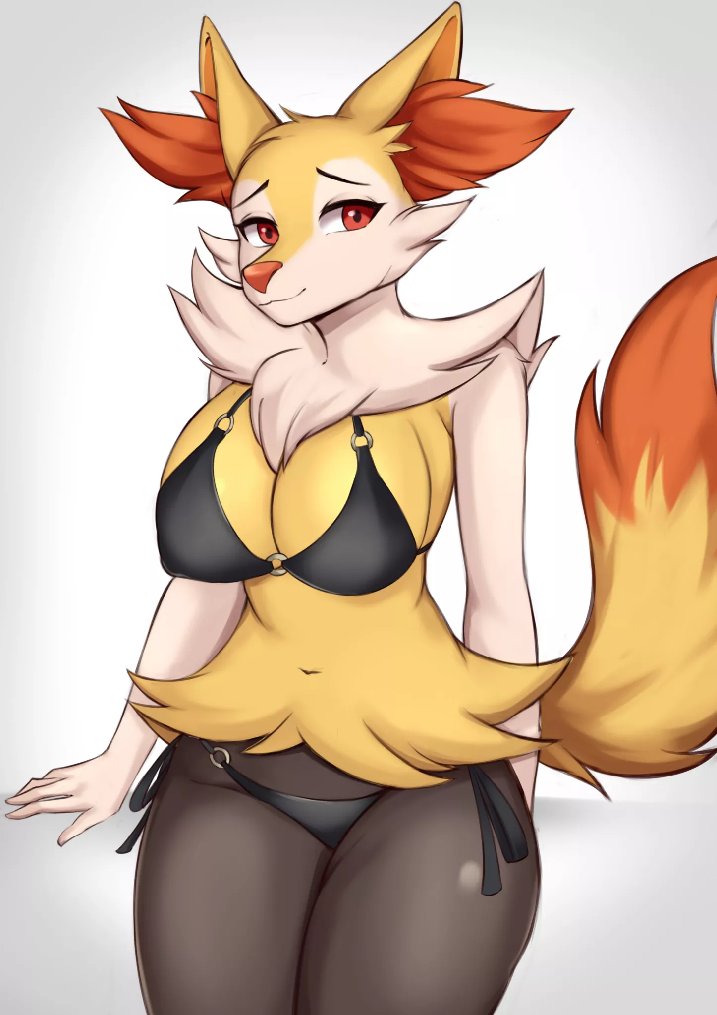 [F]A new fanart , this time of Braixen (art by me ) posted by kironzen