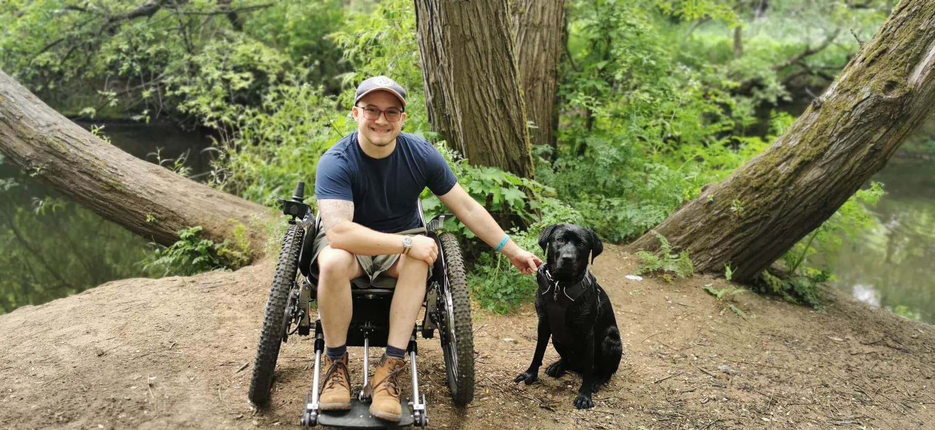 feeling handsome today on my daily walk with my husband (ft. pooch) posted by organic_hobnob