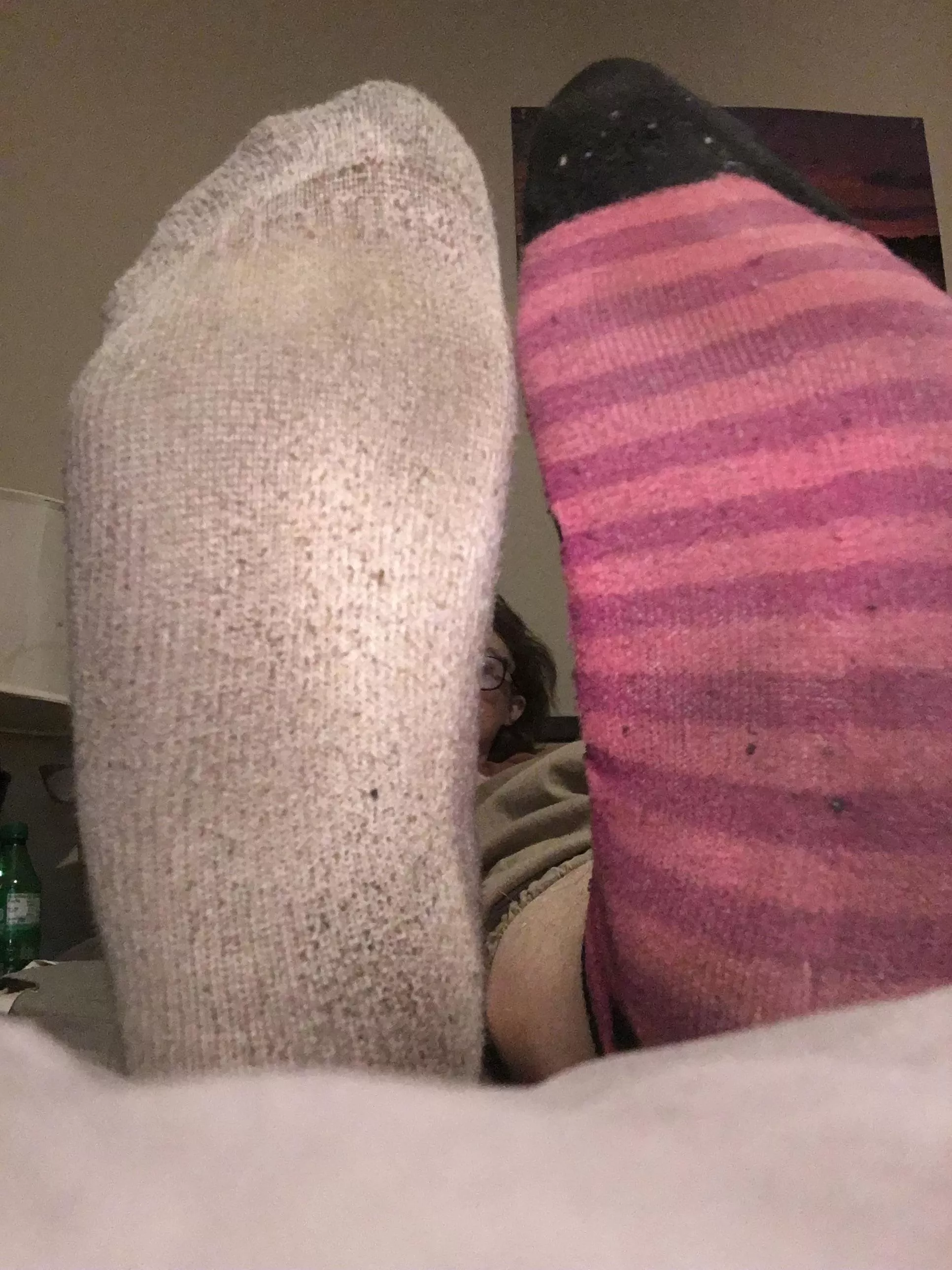 [female] what ya think of my sweaty dirty socks? posted by xharleyquinnx69