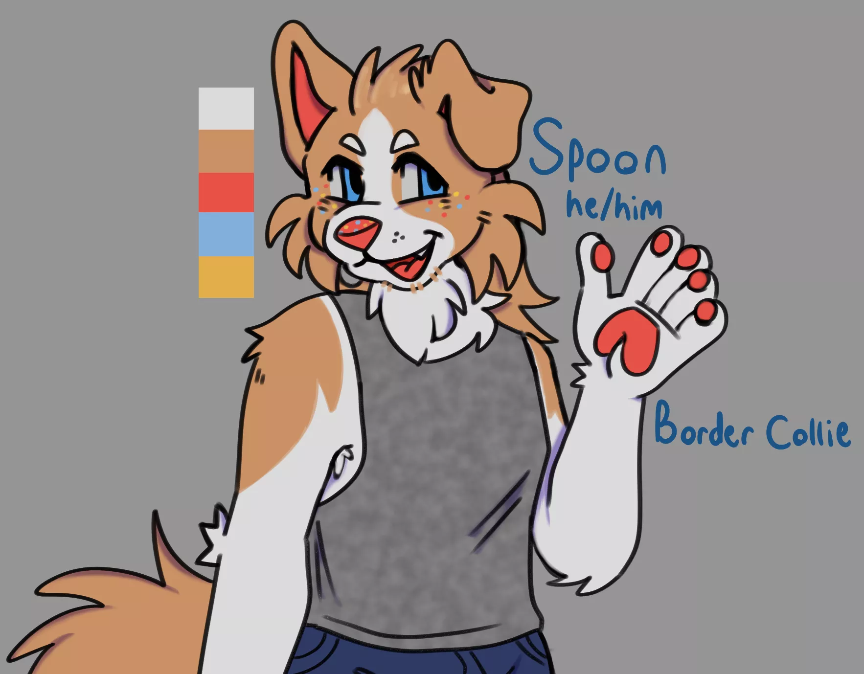 finally made a ref for my sona.... (OC) posted by donkkonk