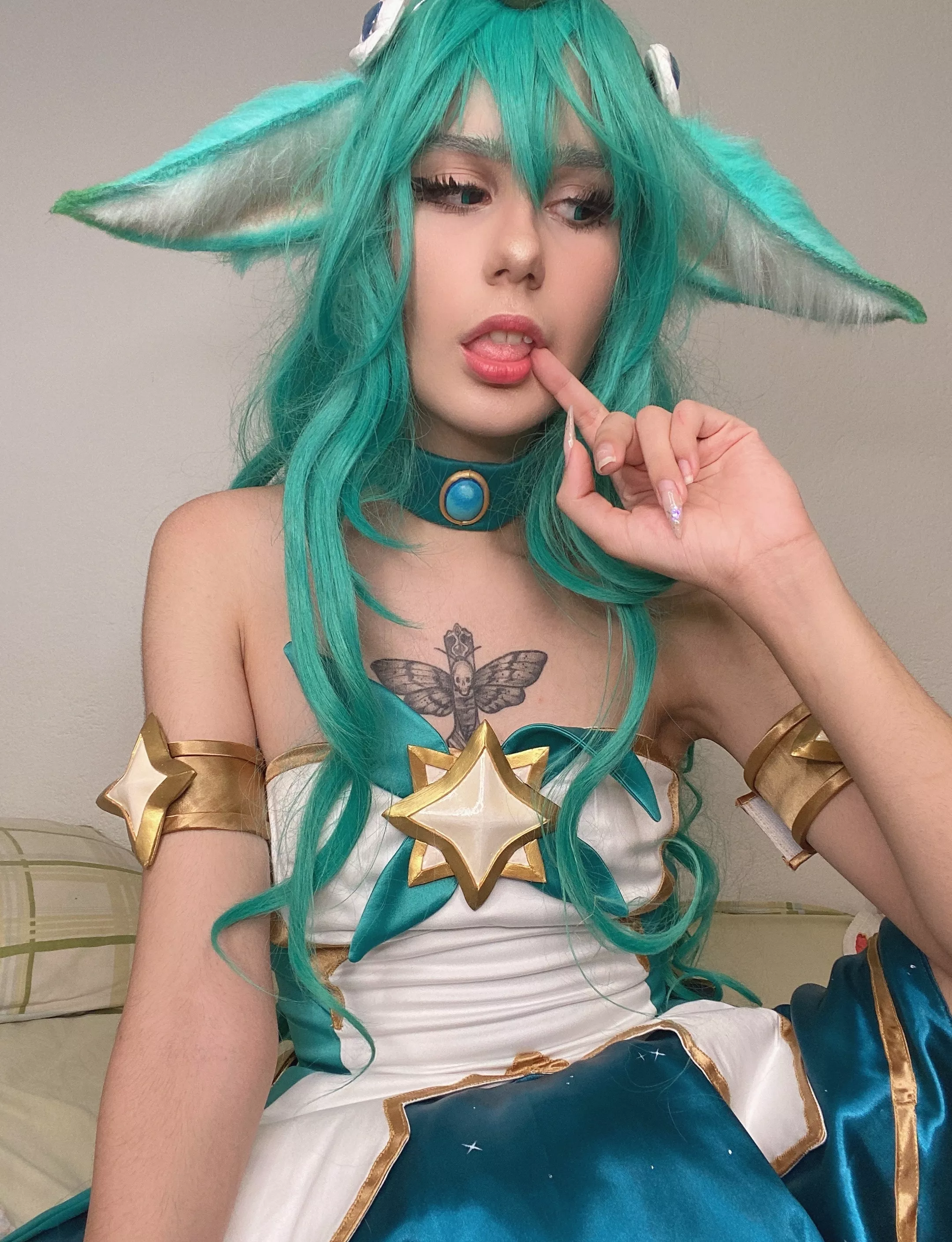 From the celestial dimensions beyond Mount Targon, Soraka by Azukat posted by realAzukat