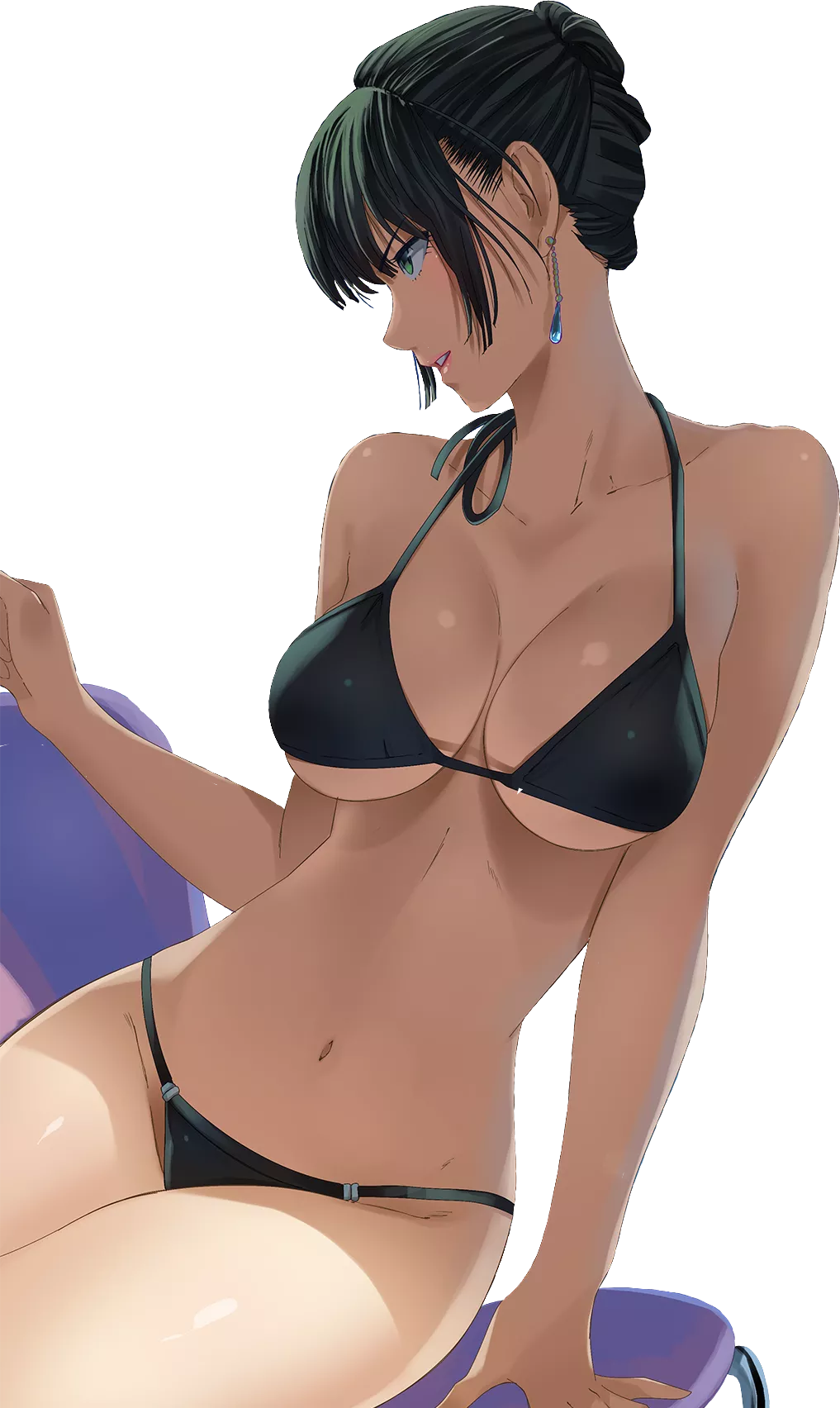 Fubuki chilling on the beach posted by cZero_11