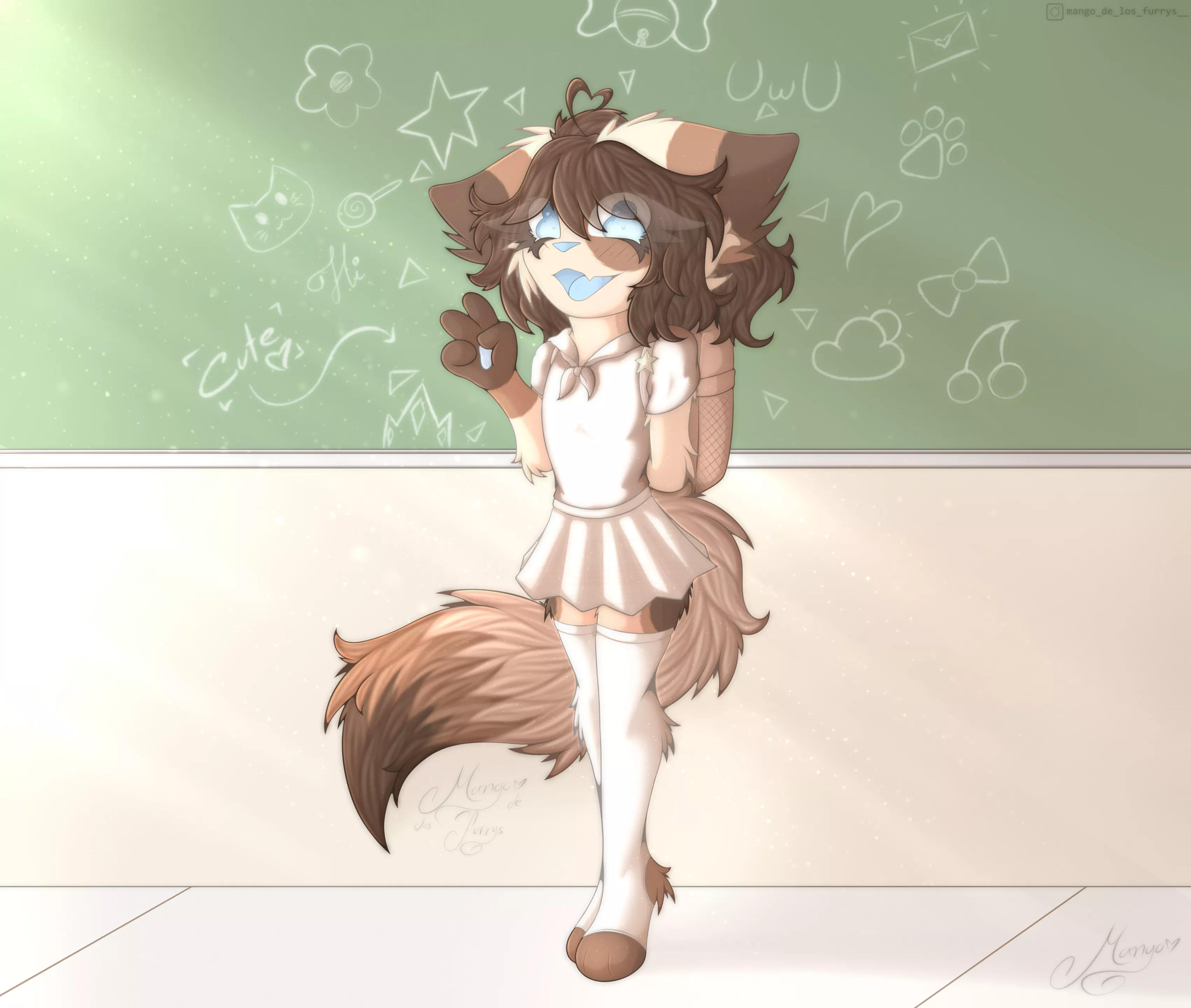 gift chinjireta (art by me) posted by Mango_de_los_furrys