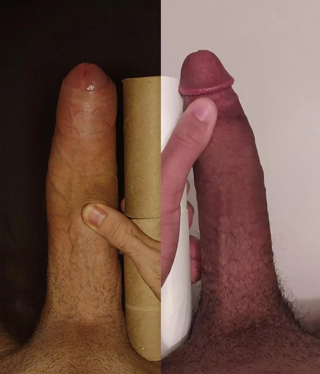 Girth (mine) vs Length (u/BigPortugueseCock), doubt anyone could handle both posted by UrBoiChestnut