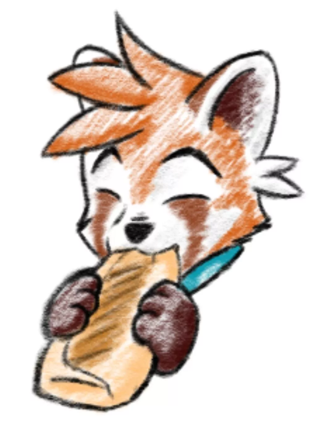 Got some Taco Bell today, love me a quesarito. Art by me posted by KodaTheGamer