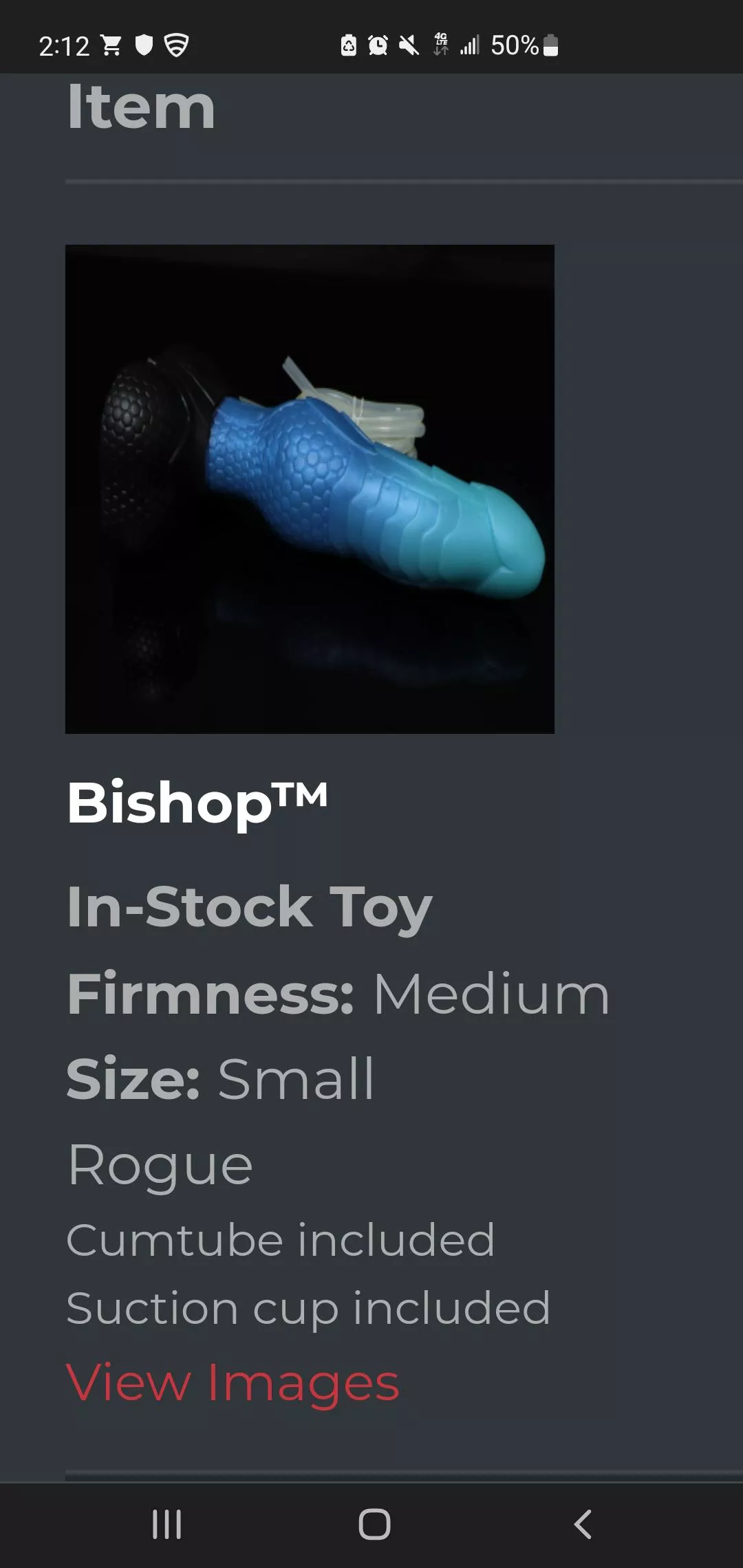 Grab this Bishop in today's drop. I can't wait for it to come in and try it out for prostate play. posted by Dazzling-Menu649