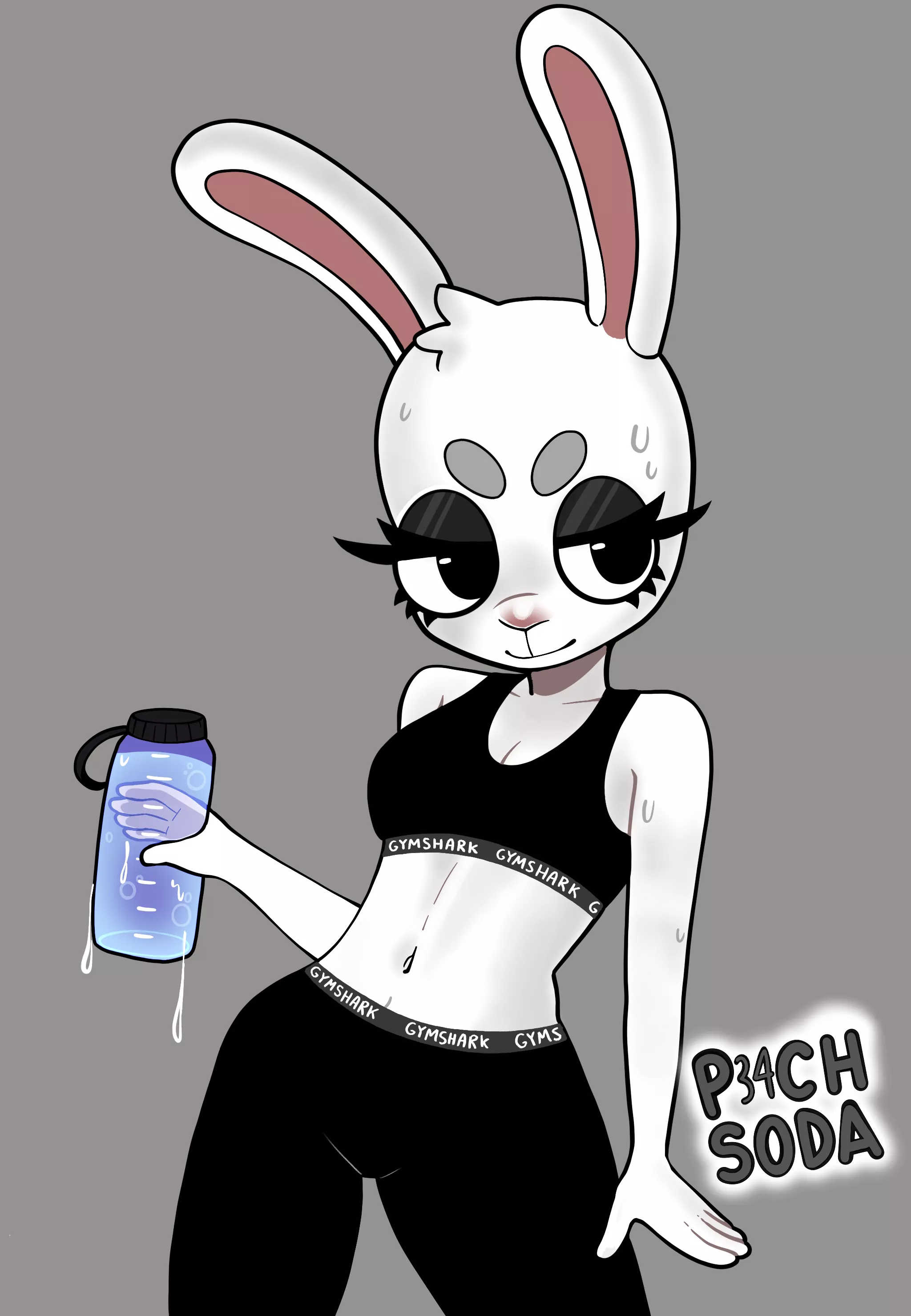 Gym Bunny (OC) posted by P34CHSODA