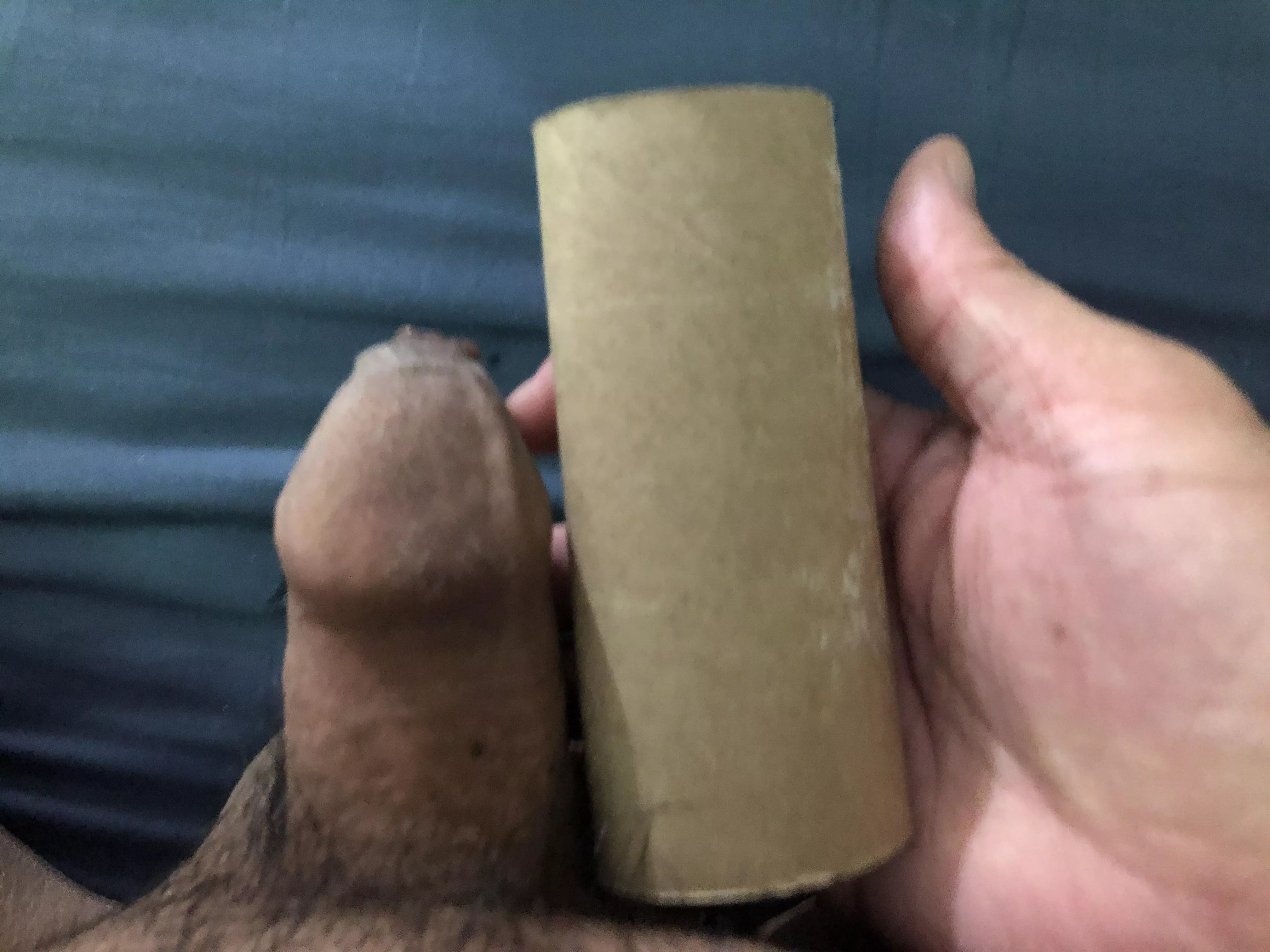 Hard cock next to toilet paper roll posted by MikeOxmall9cm